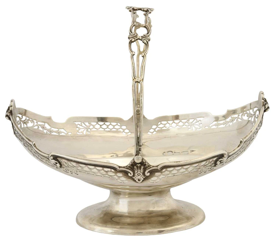 A George V Silver Basket, by Goldsmiths and Silversmiths Co. Ltd.