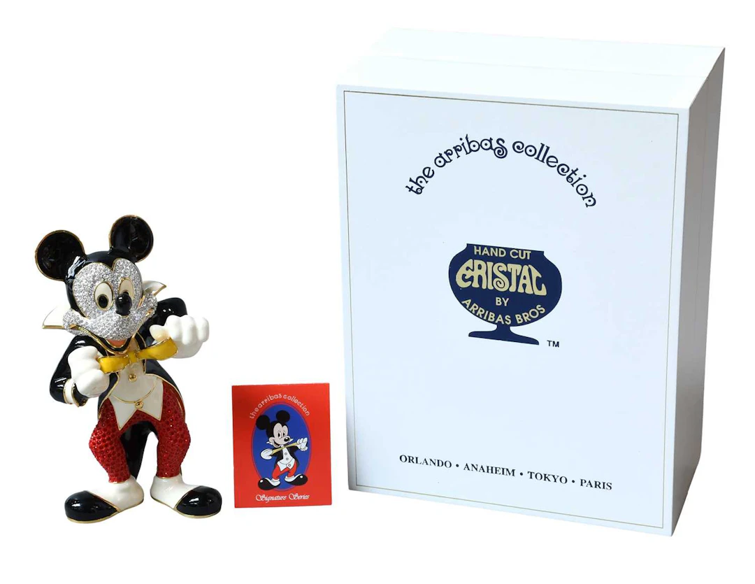 An Arribas Bros. "Mickey Mouse, Neat and Pretty" Enamelled Gilt Metal Figure