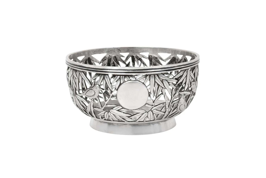 A Chinese Export Silver Bowl Retailed by Tuck Chang and Company, Shanghai