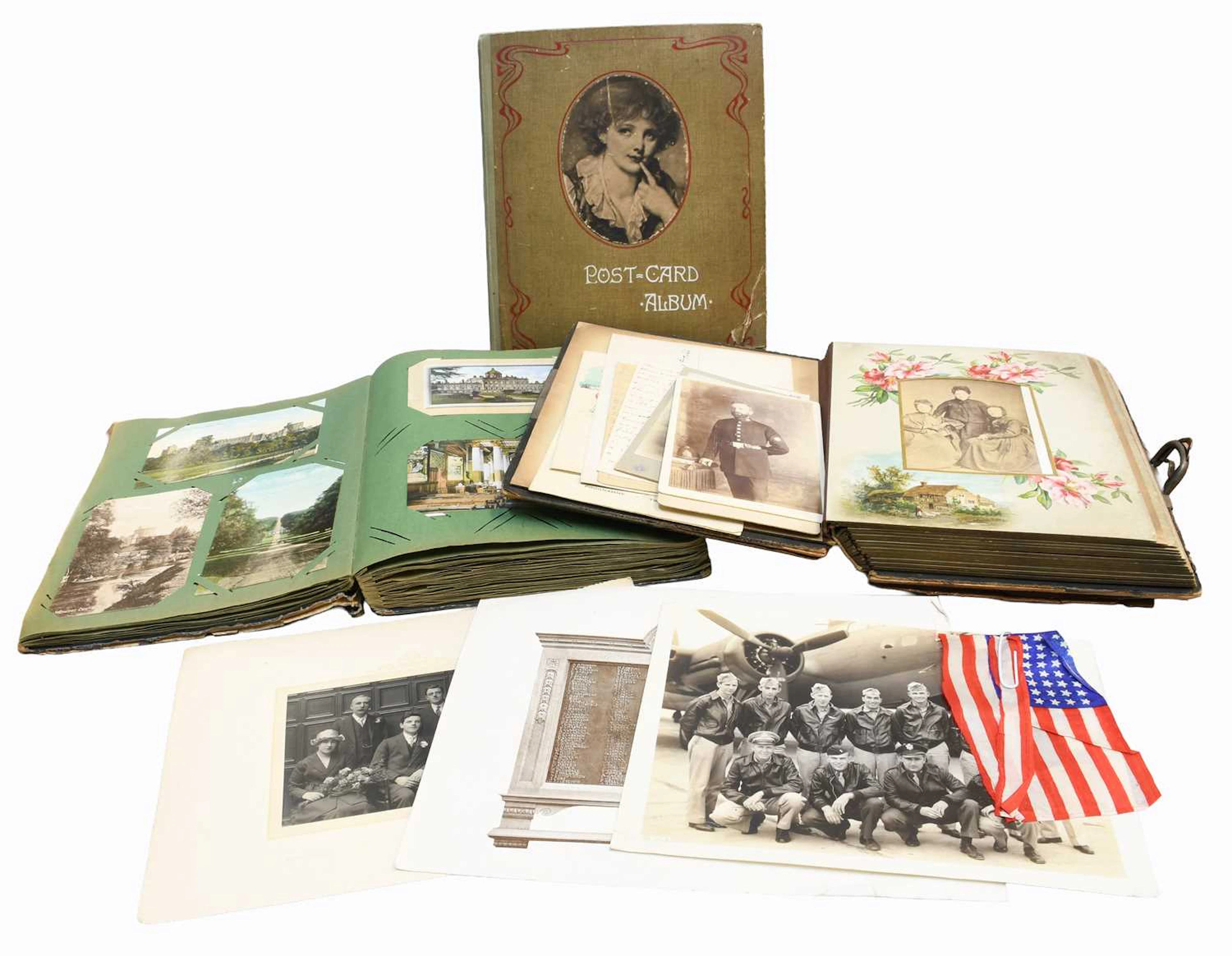 Two Vintage Albums of Assorted Postcards