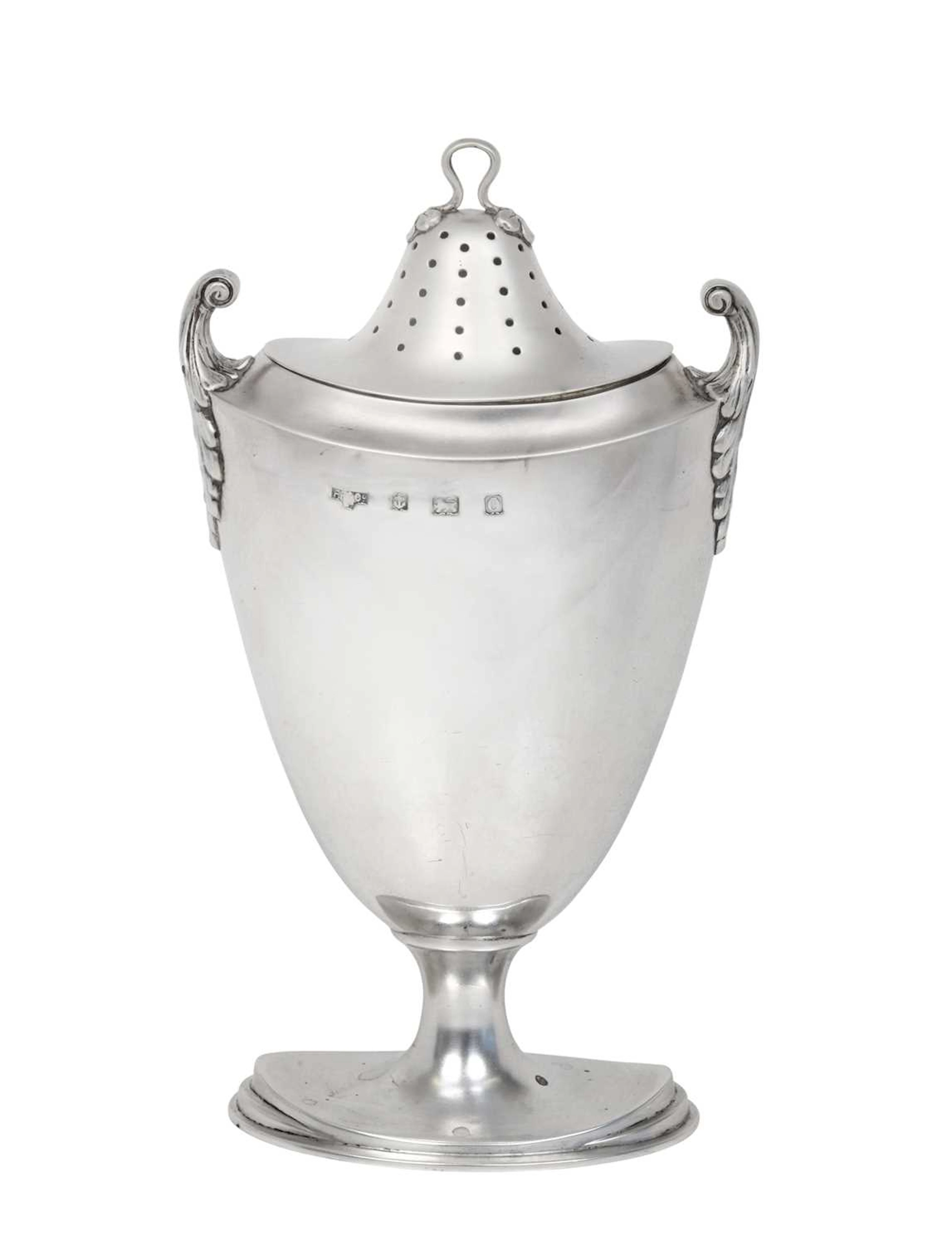 A George V Silver Caster, by Fenton, Russell and Co. Ltd., Birmingham, 1913