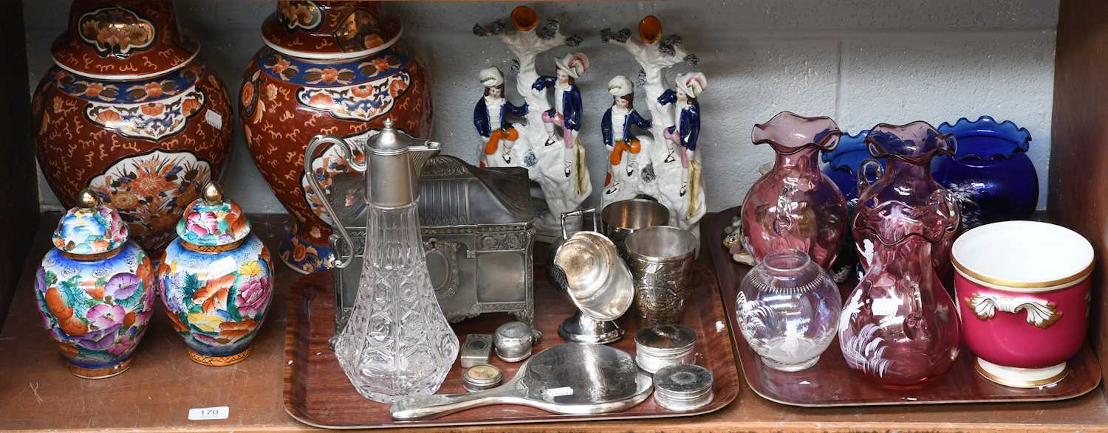 A Plated Jewellery box