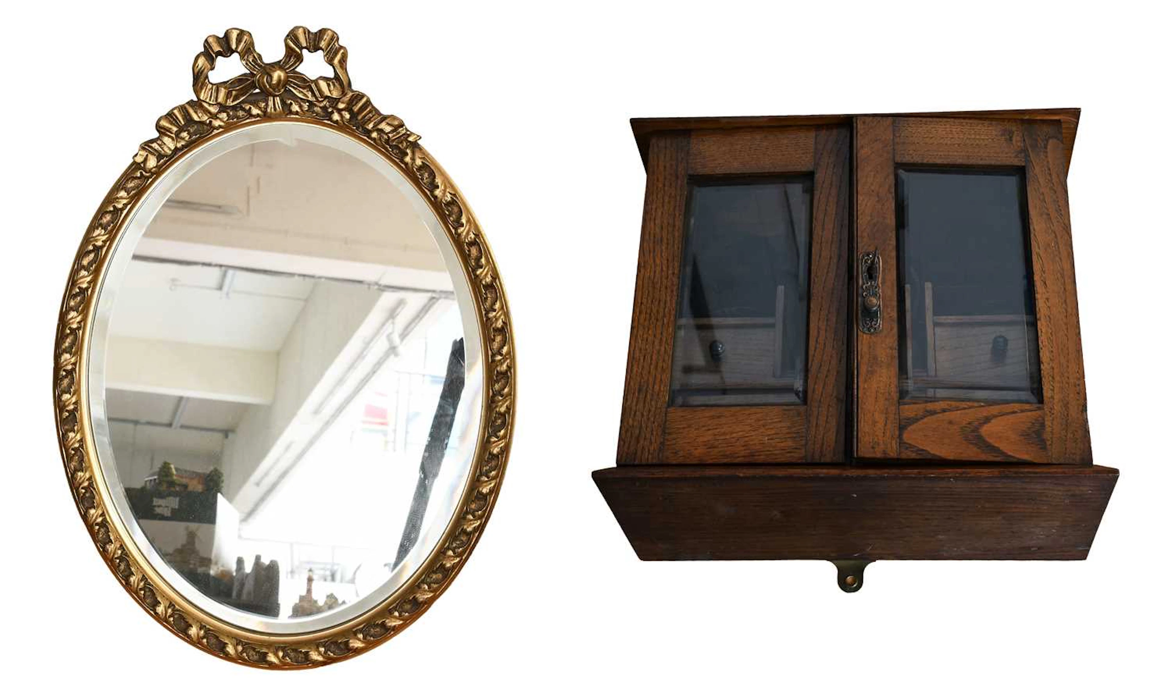 An Oak Smokers Cabinet, early 20th century