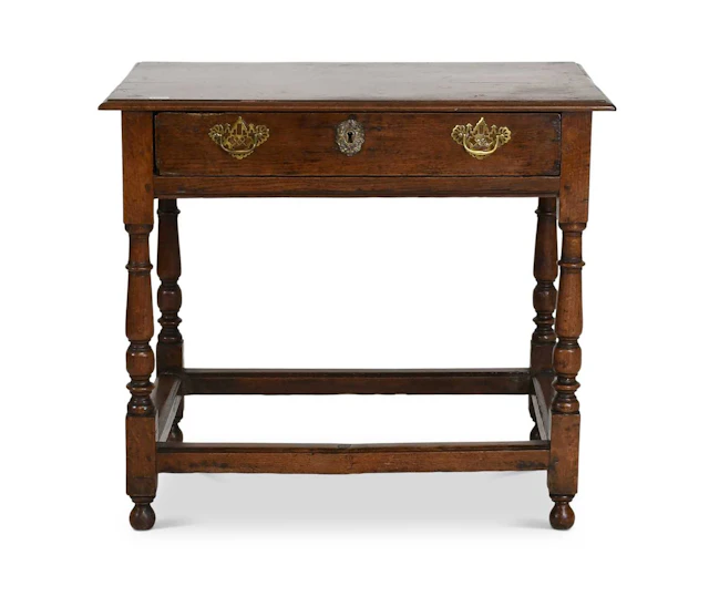 A George I Oak Side Table, early 18th century