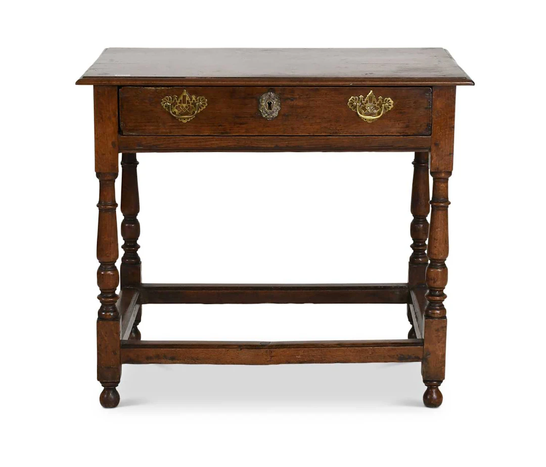 A George I Oak Side Table, early 18th century