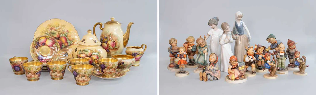 An Aynsley "Orchard Gold" Coffee Set