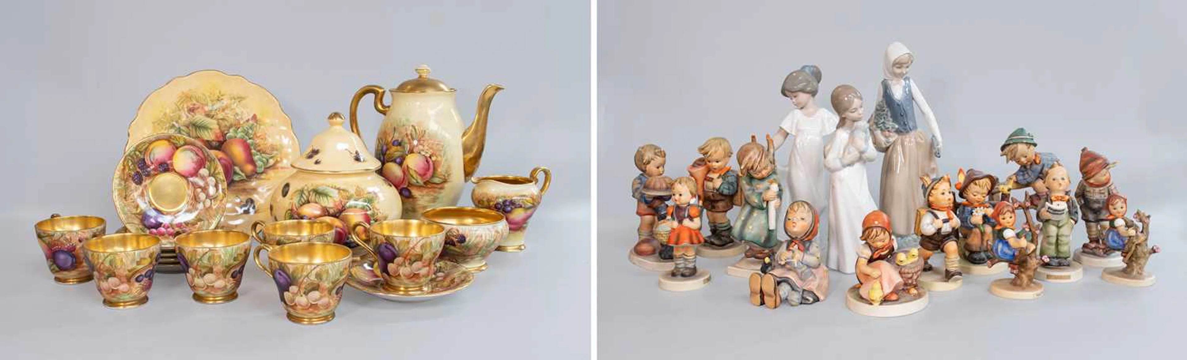 An Aynsley "Orchard Gold" Coffee Set