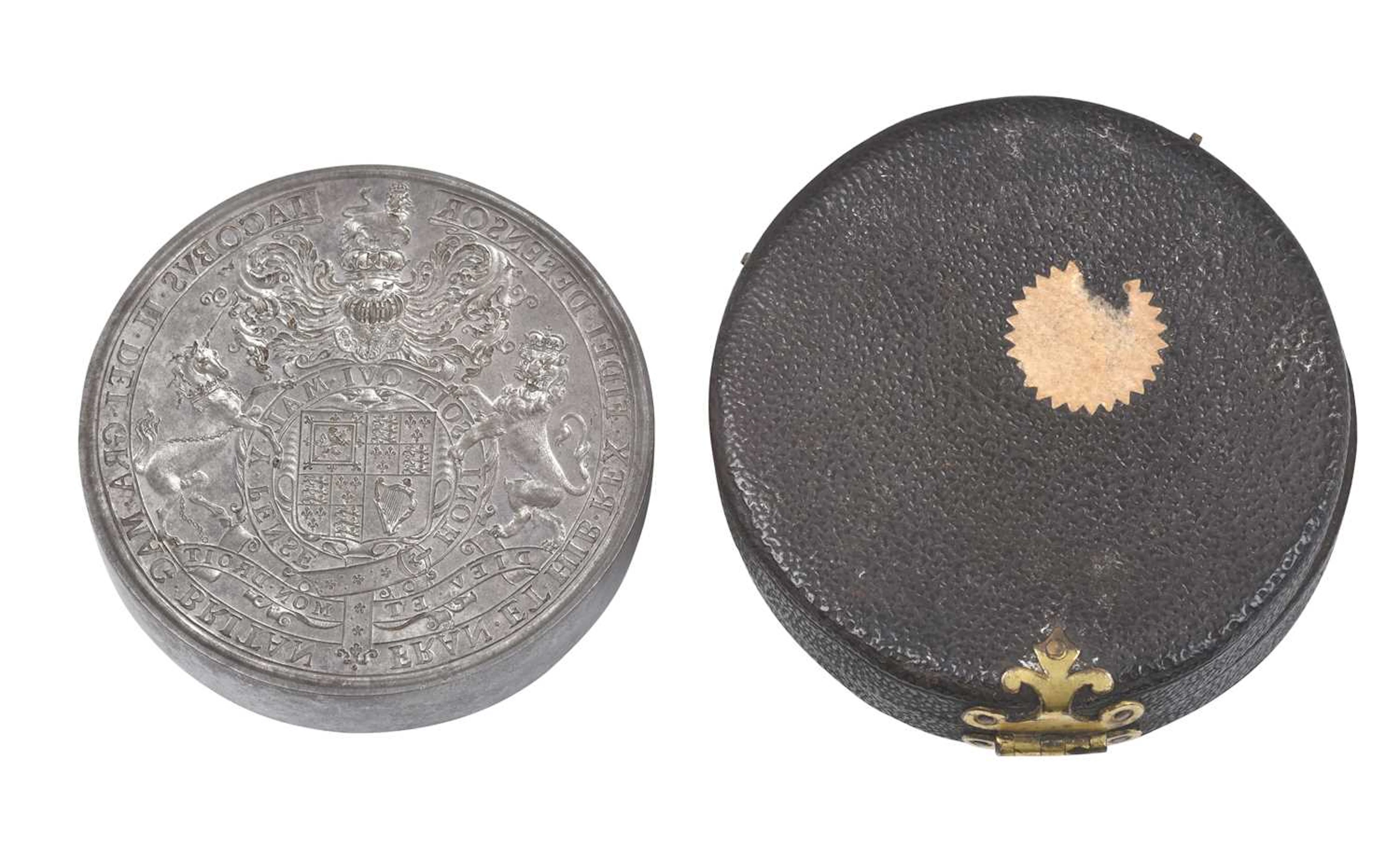 A Rare James II Steel Seal-Matrix Circa 1685, Circa 1685