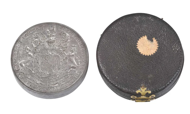 A Rare James II Steel Seal-Matrix Circa 1685, Circa 1685