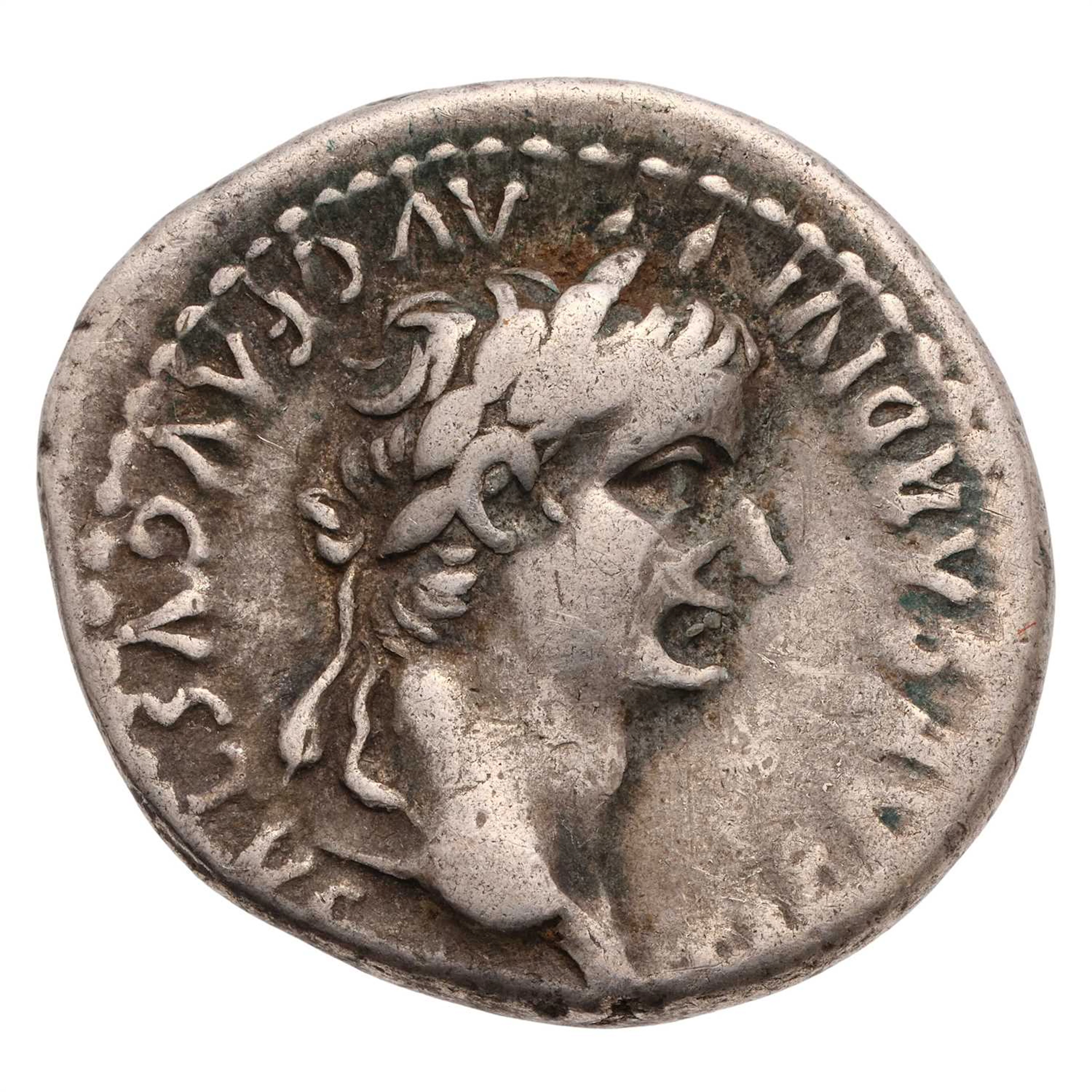 Roman Imperial, Tiberius Denarius