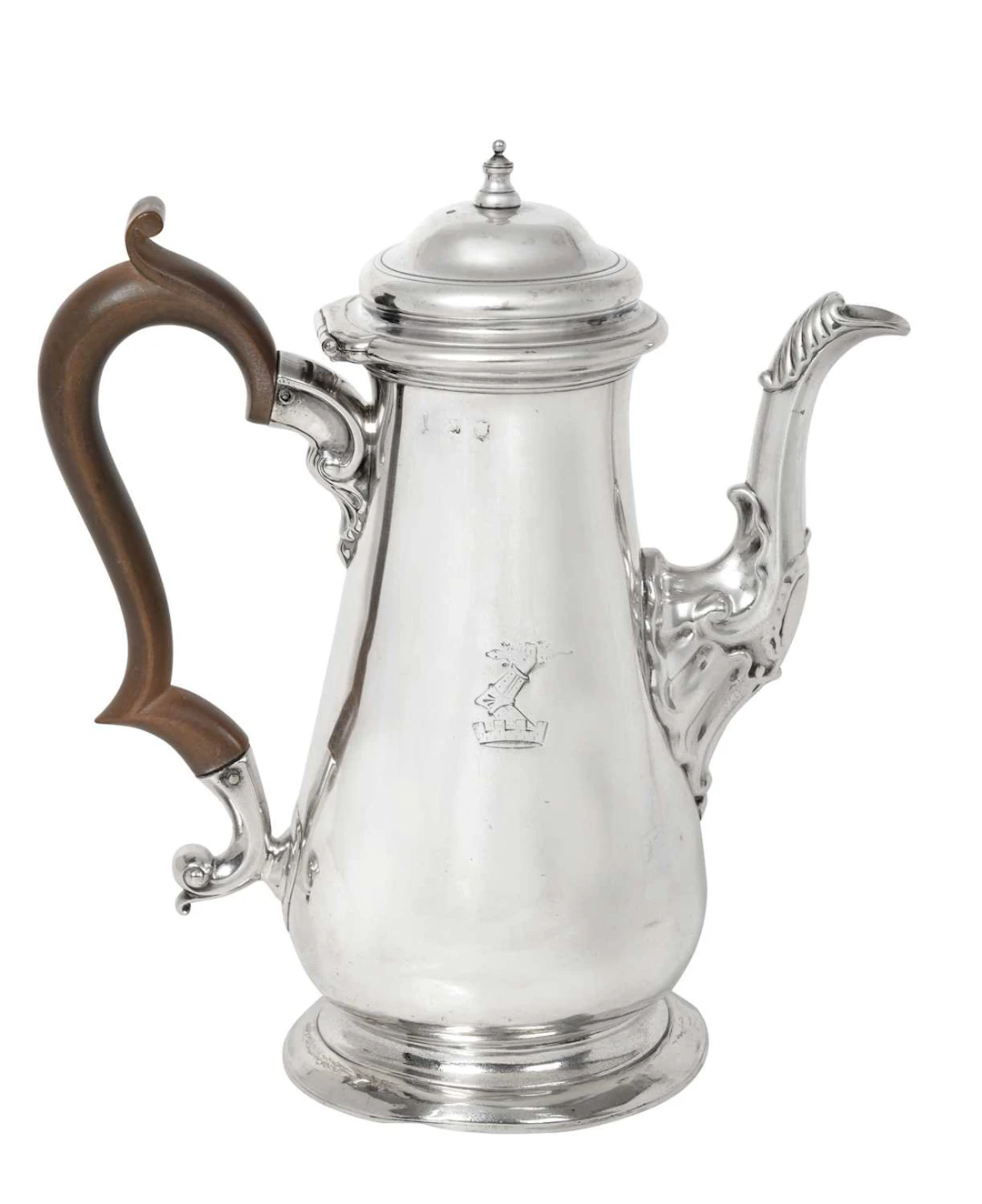 A George II Silver Coffee-Pot by Fuller White, London, 1741, by Fuller