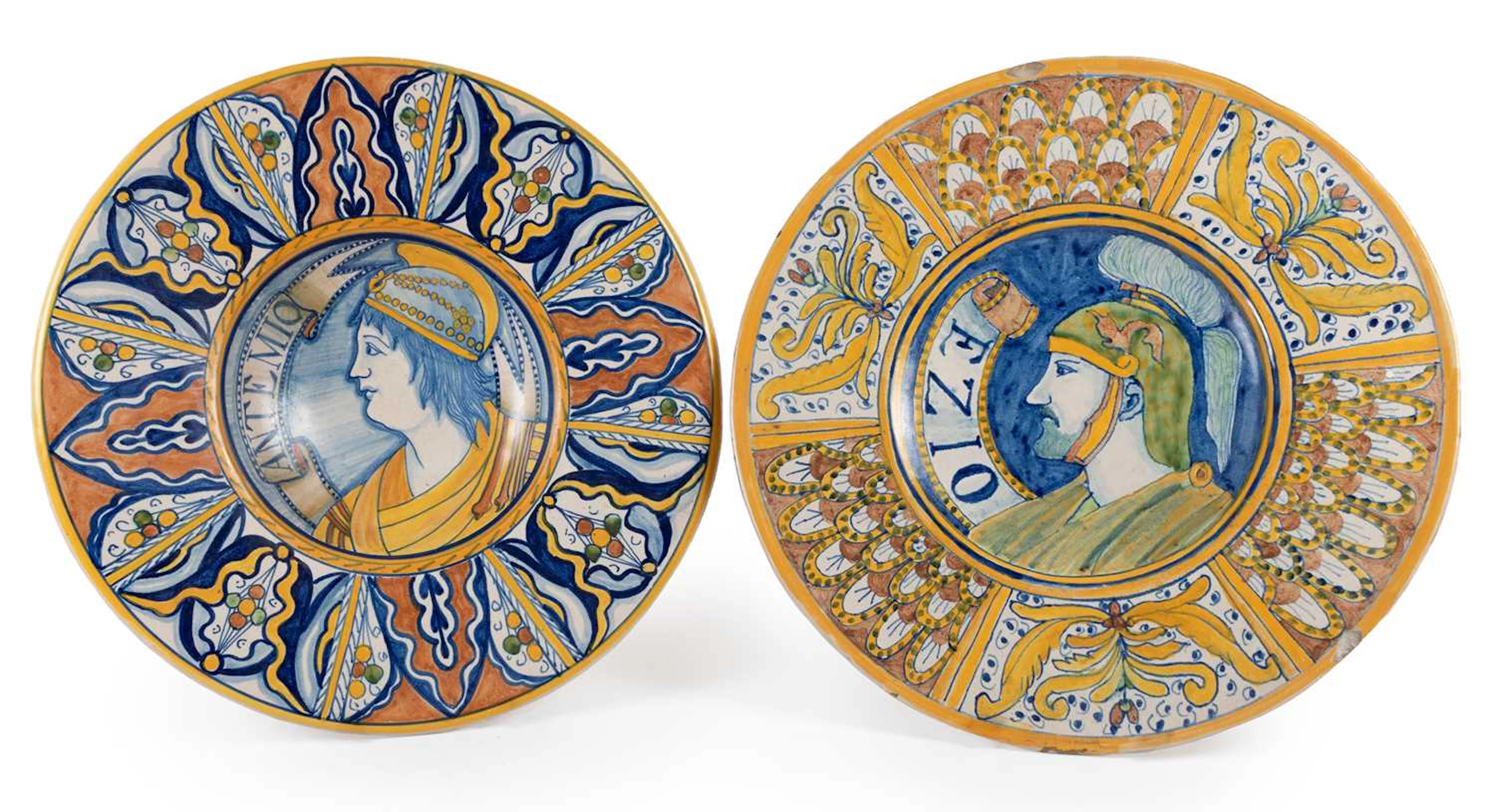 An Italian Maiolica Charger, in 17th century Deruta style, Another