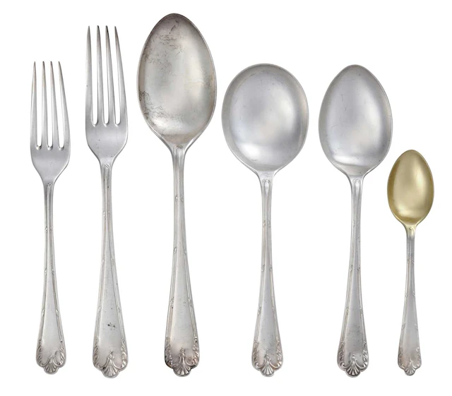 An Elizabeth II Silver Table-Service by Roberts and Belk, Sheffield