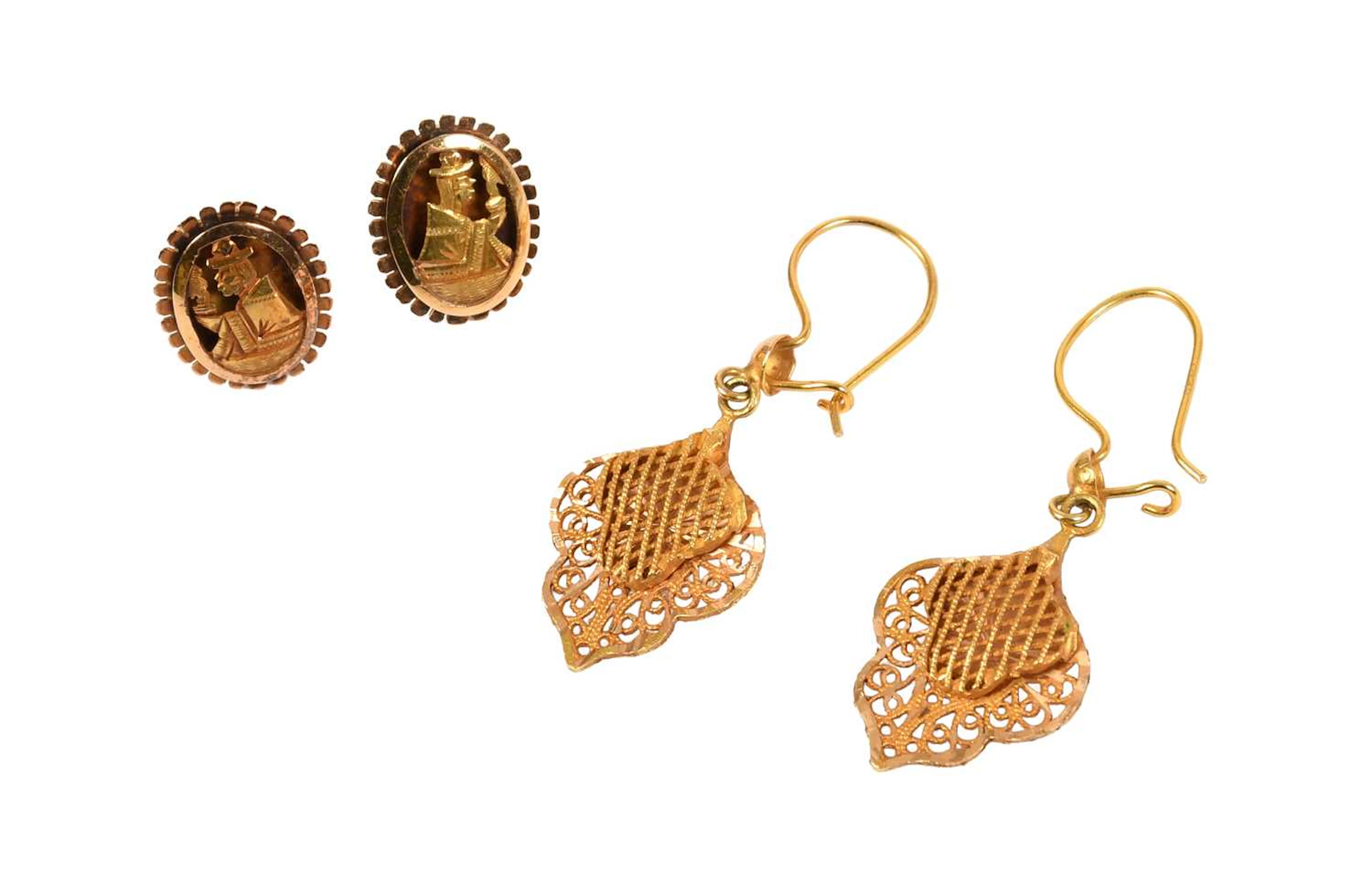 A Pair of Drop Earrings, A Pair of Earrings