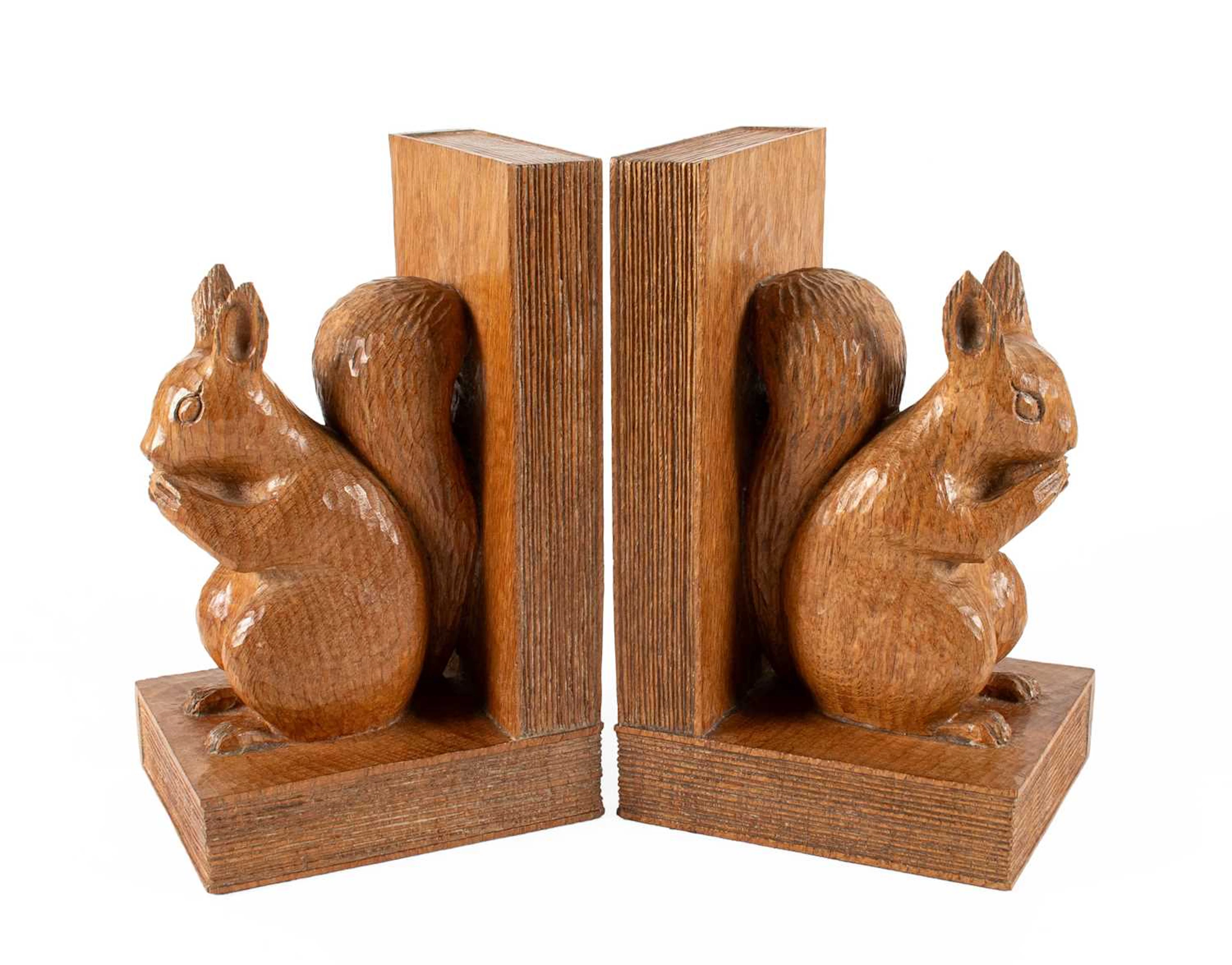 Eagleman: Albert J Jeffray (1937-2013) (Sessay): A Pair of English Oak Bookends
