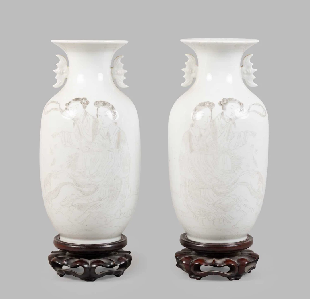 A Pair of Chinese Porcelain Vases