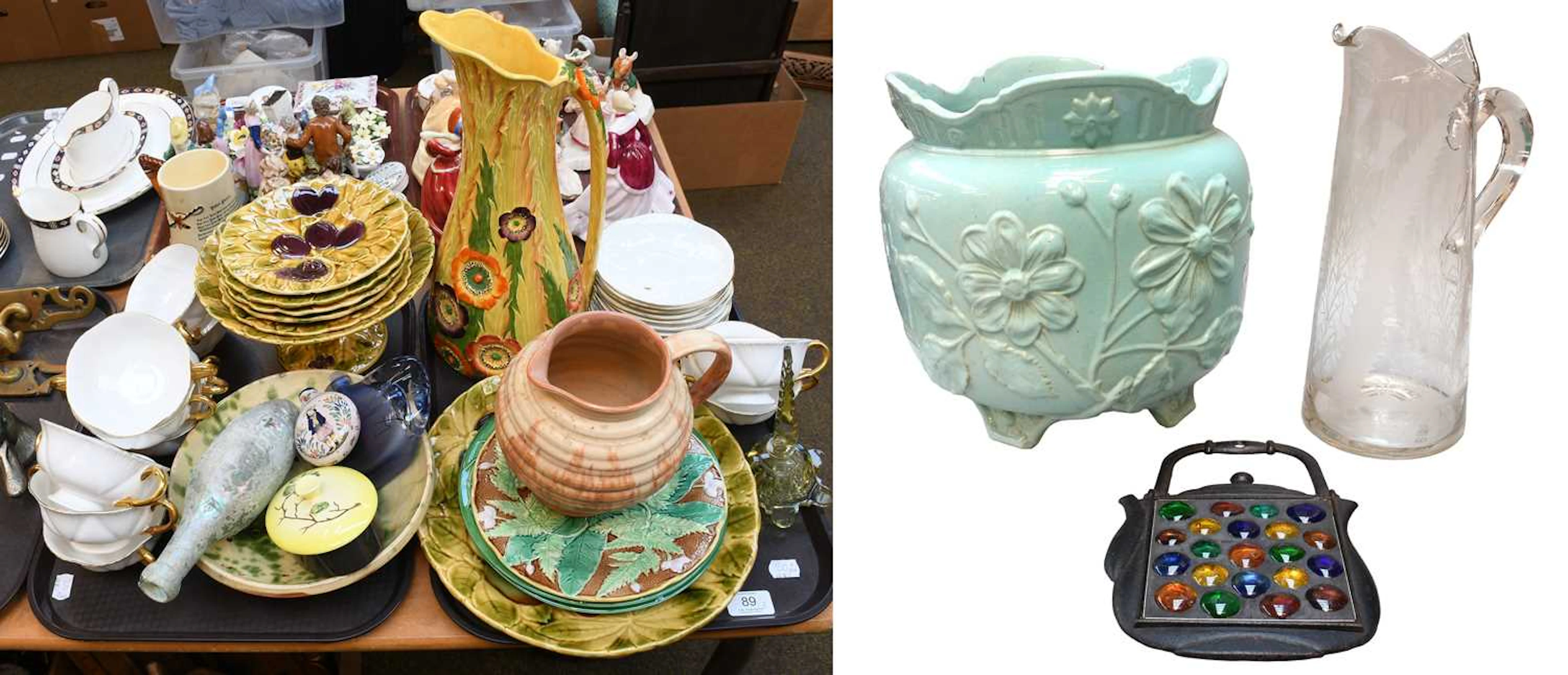 A Large Carltonware Pottery Jug