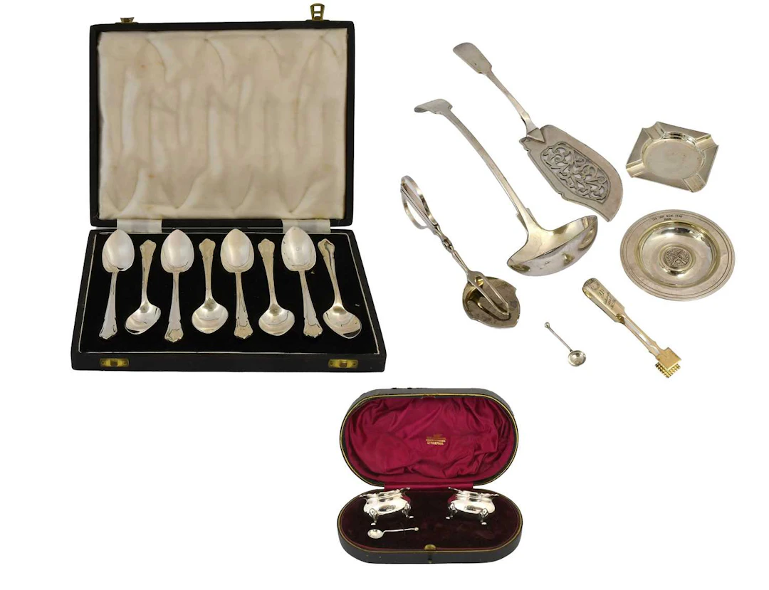 A Collection of Assorted Silver and Silver Plate