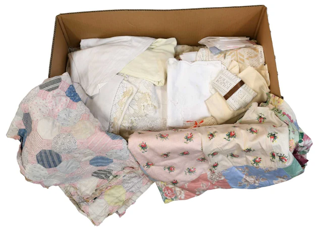 19th Century and Later Quilting, Patchwork and White Linens