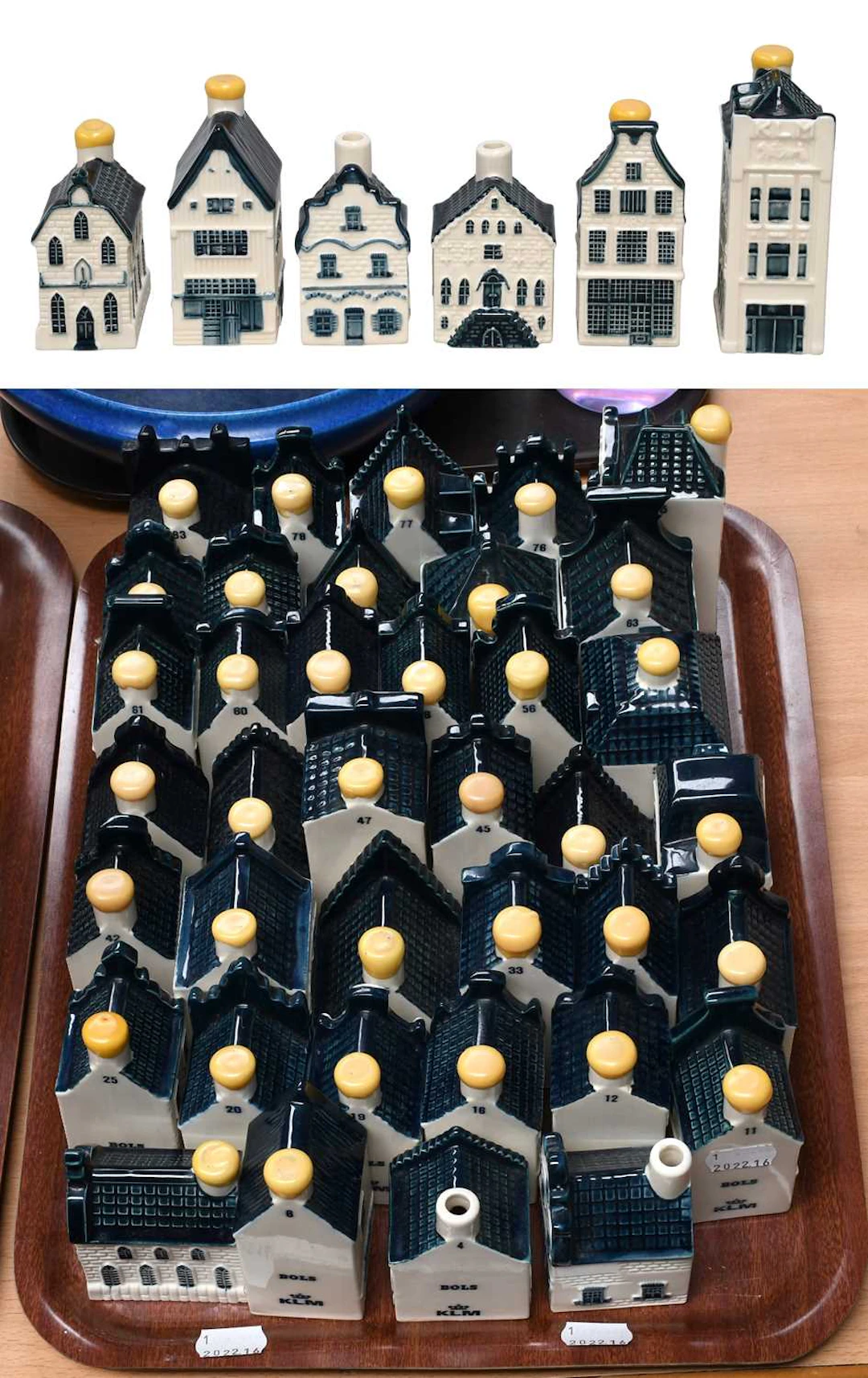 BOLS A Collection of 38 KLM Miniatures