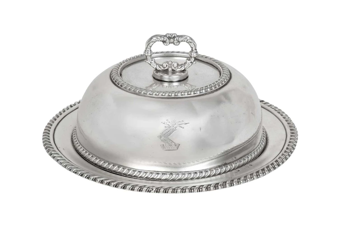 A George III Silver Butter-Dish and Cover by Samuel Roberts, George