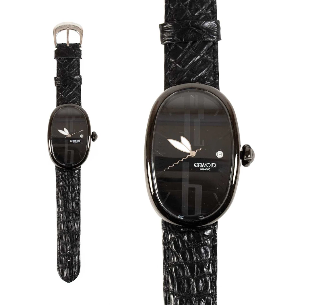 A Limited Edition PVD Coated Automatic Calendar Centre Seconds Wristwatch