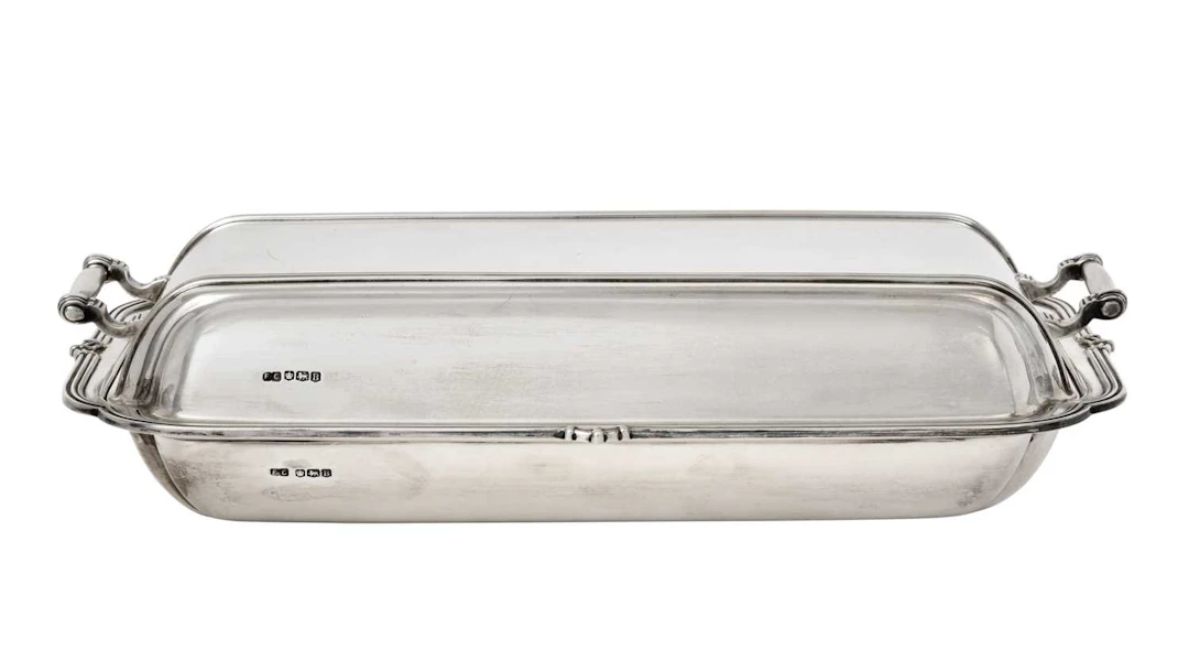 A George VI Silver Entrée-Dish and Cover by Frank Cobb and Co. Ltd.
