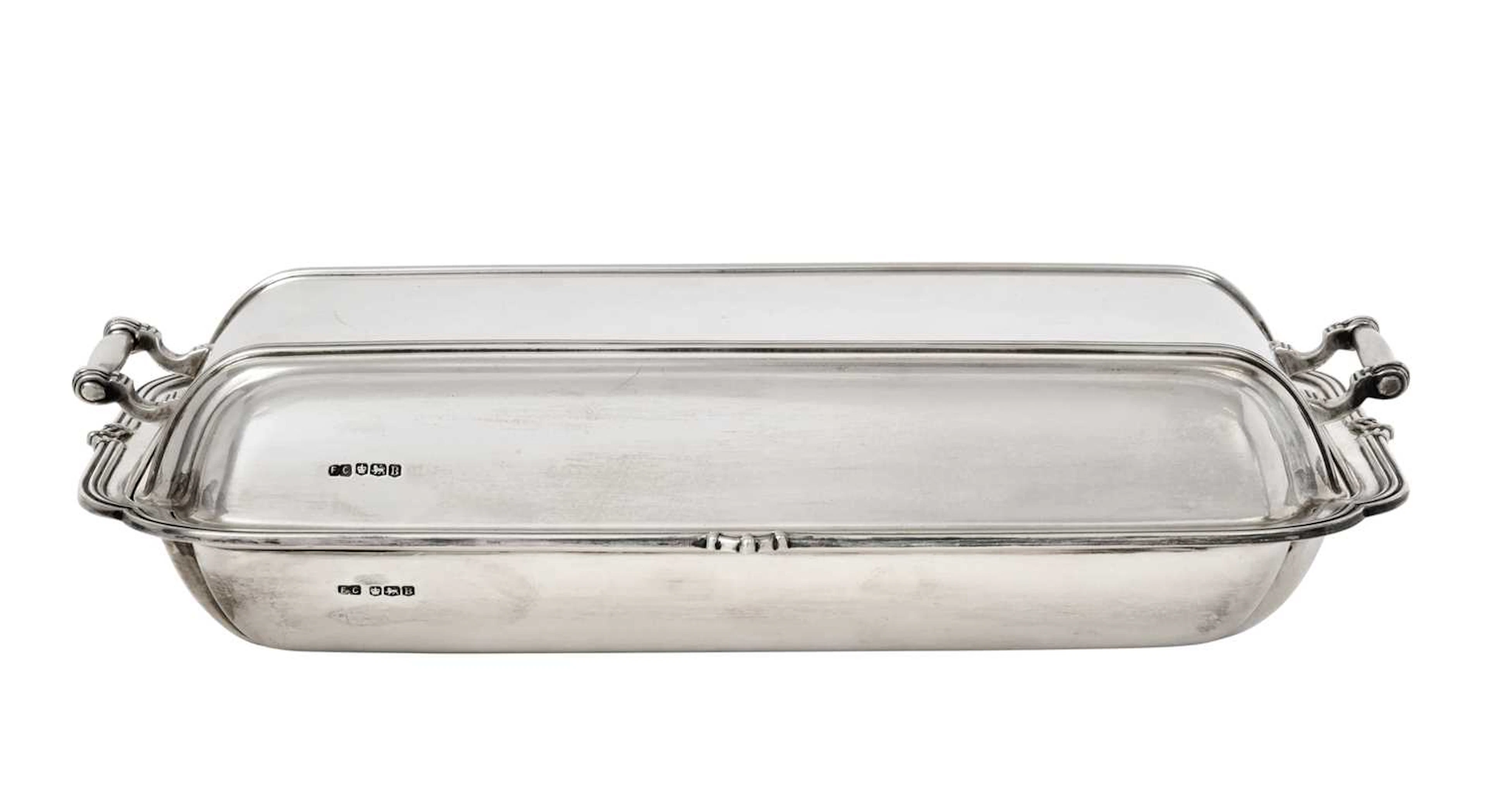A George VI Silver Entrée-Dish and Cover by Frank Cobb and Co. Ltd.