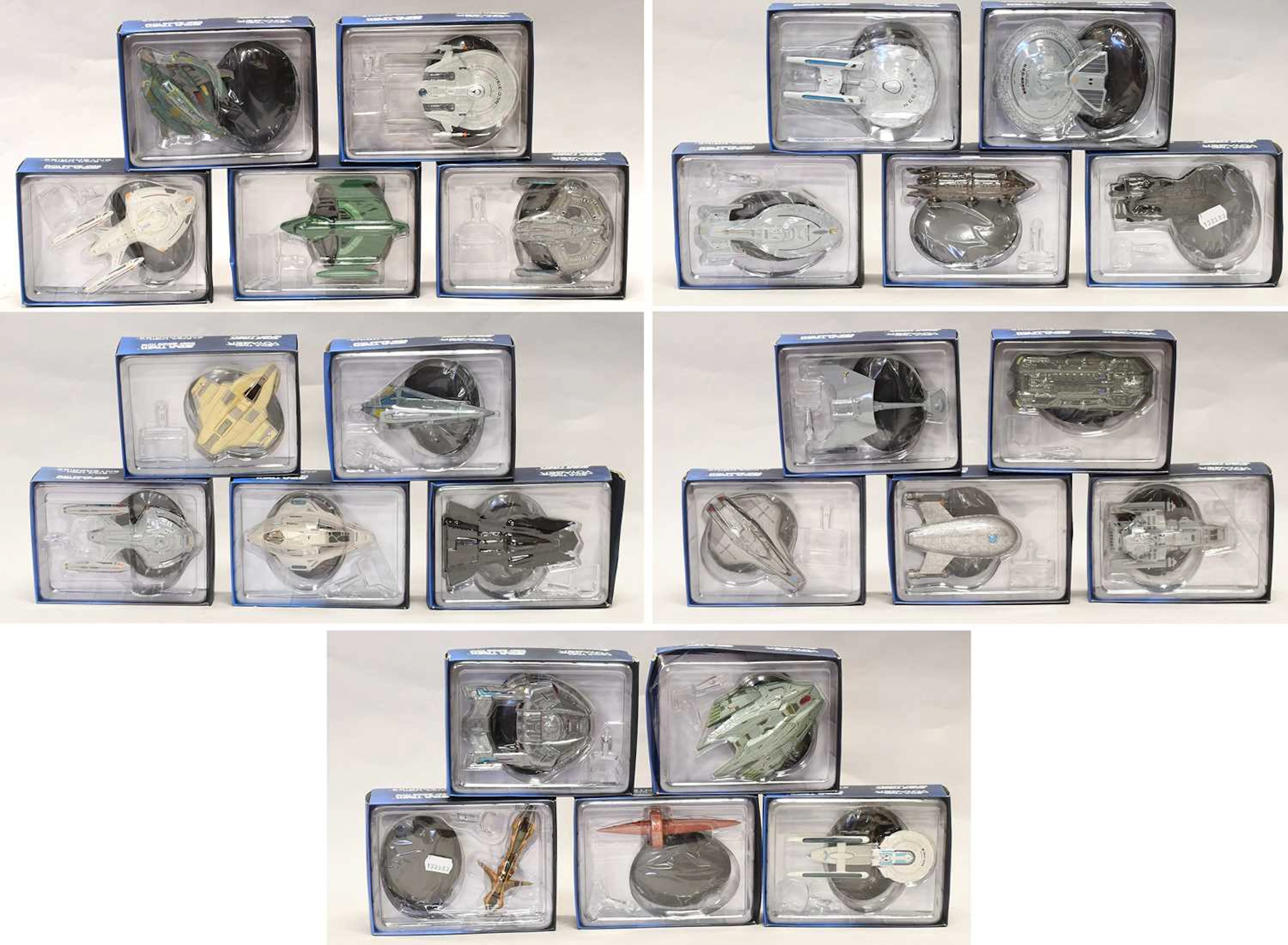 Eaglemoss Star Trek A Collection Of 25 Assorted Models