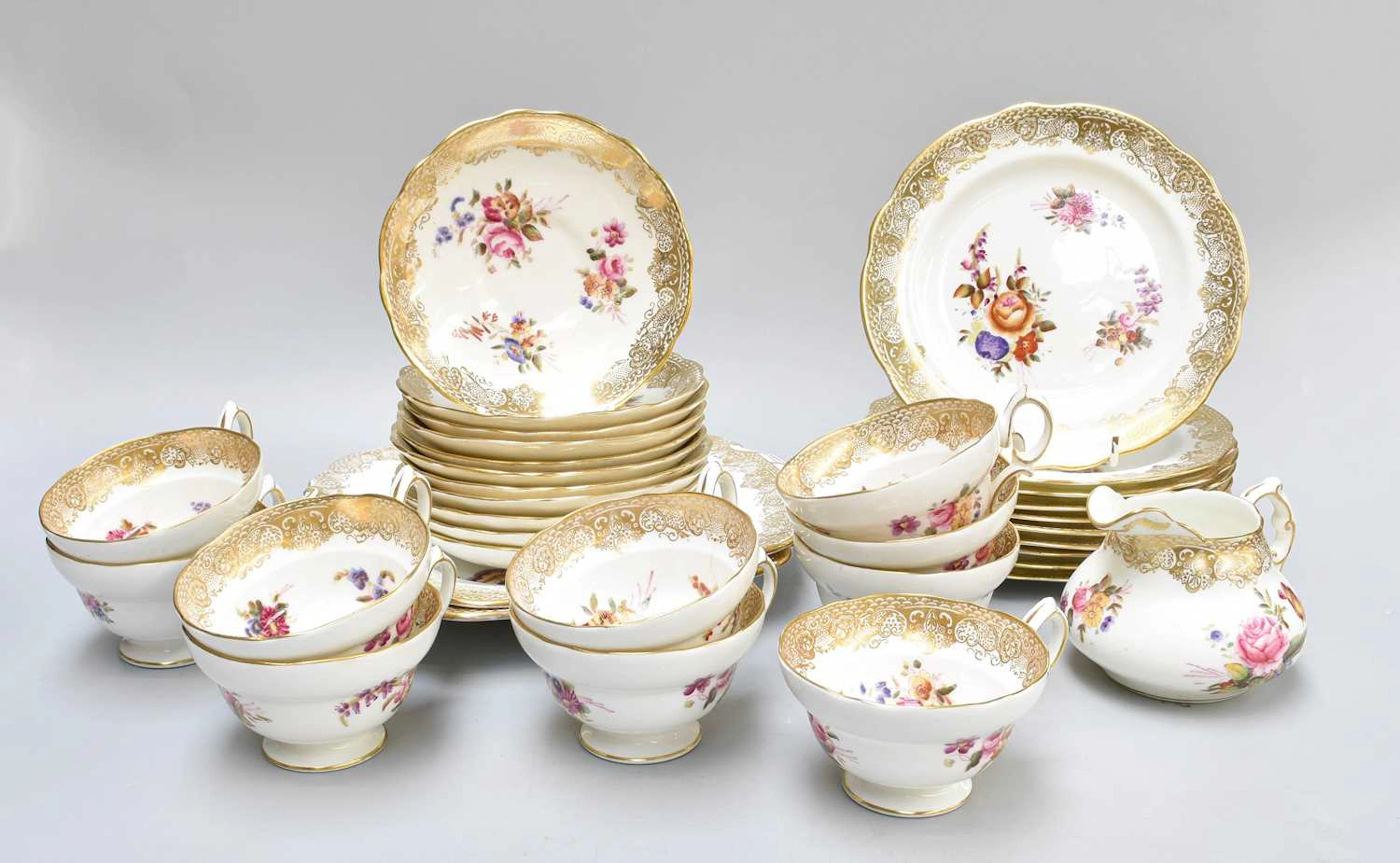 A Hammersley Porcelain Tea Service