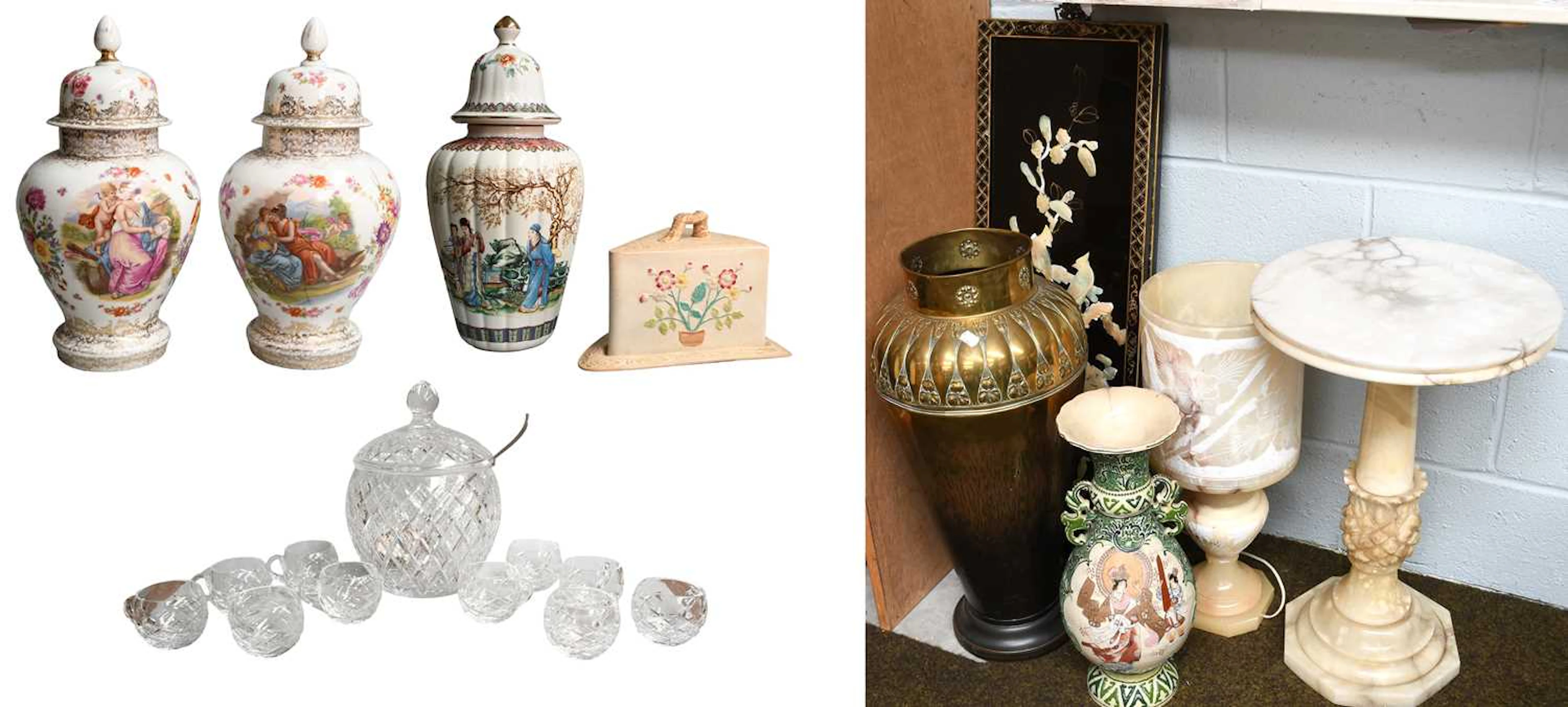A Group of Decorative Items