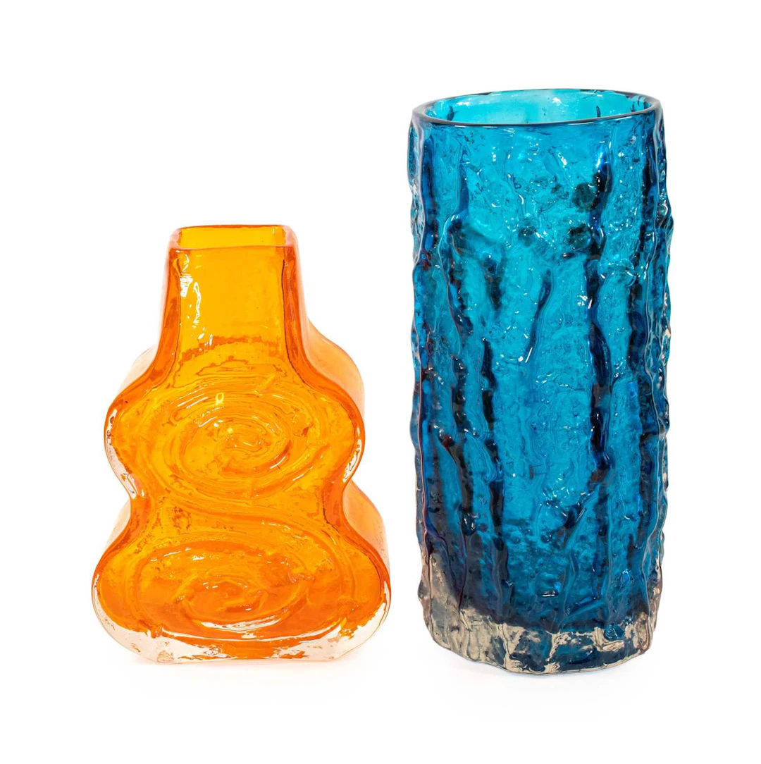 Whitefriars - Geoffrey Baxter: A Textured Range Cello Glass Vase