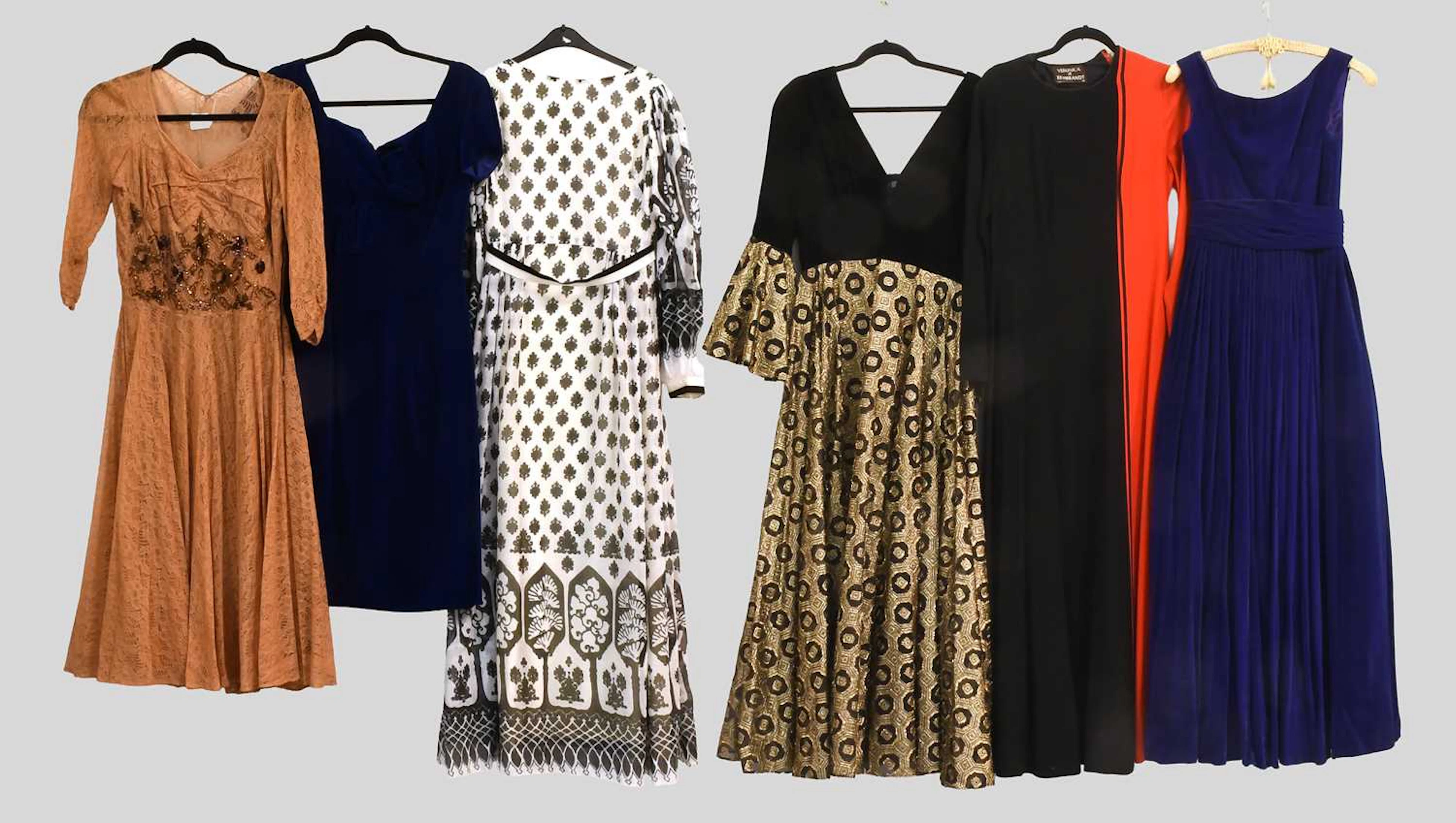 Circa 1950-70s Evening Wear, Jean Allen, Rothstones of Manchester