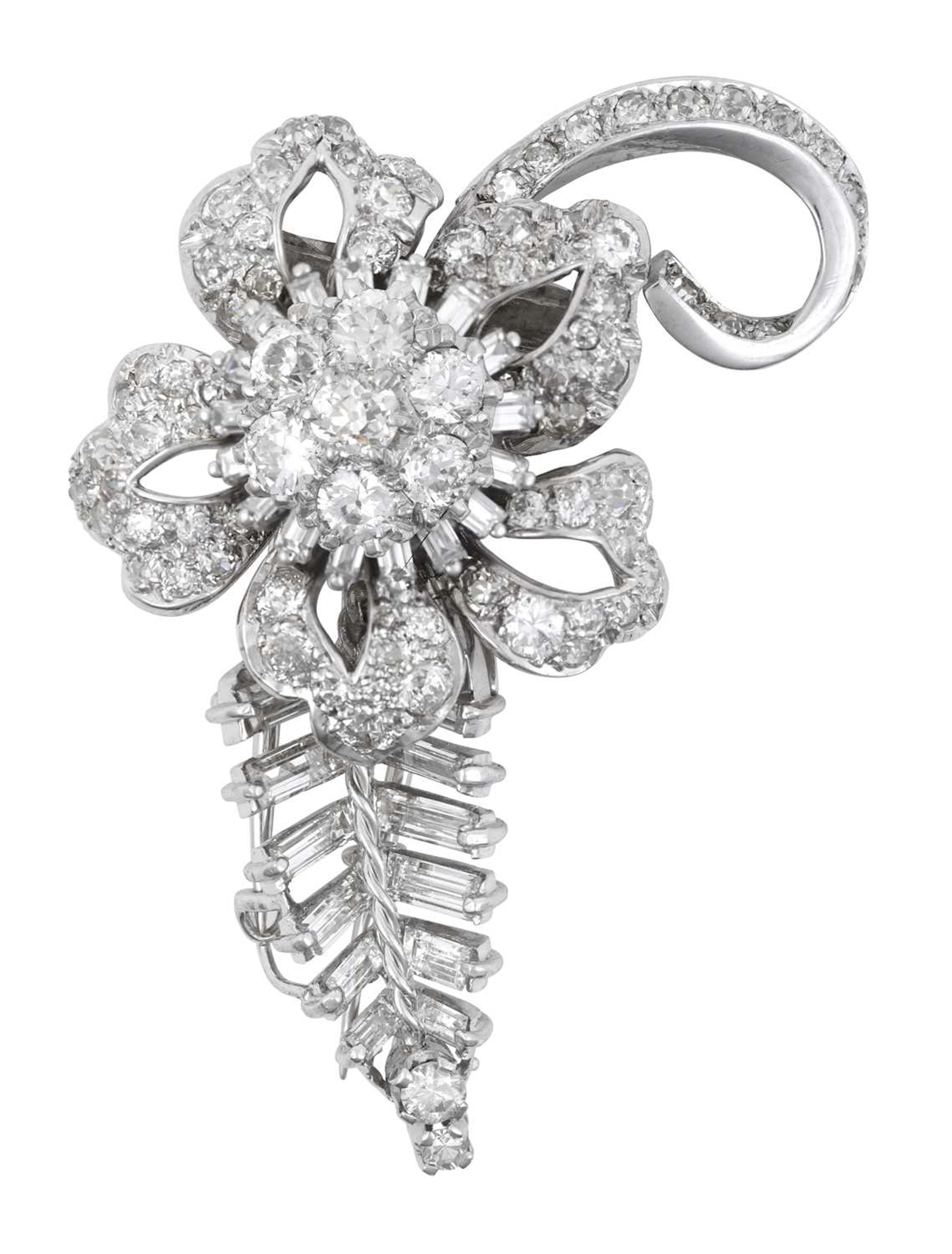 A Diamond Brooch