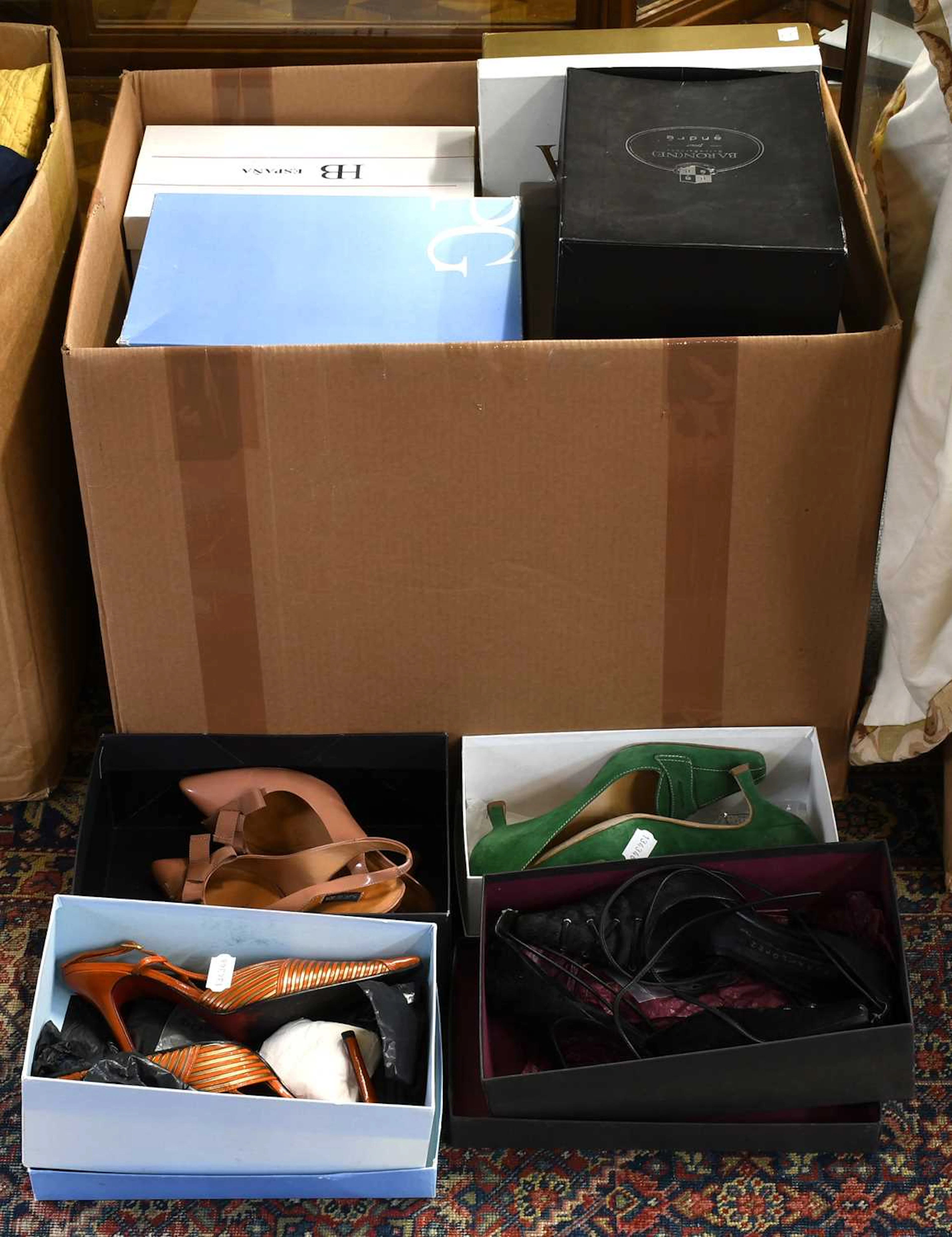 A Quantity of Modern Ladies Heels and Shoes, L.K.Bennett, Pura Lopez