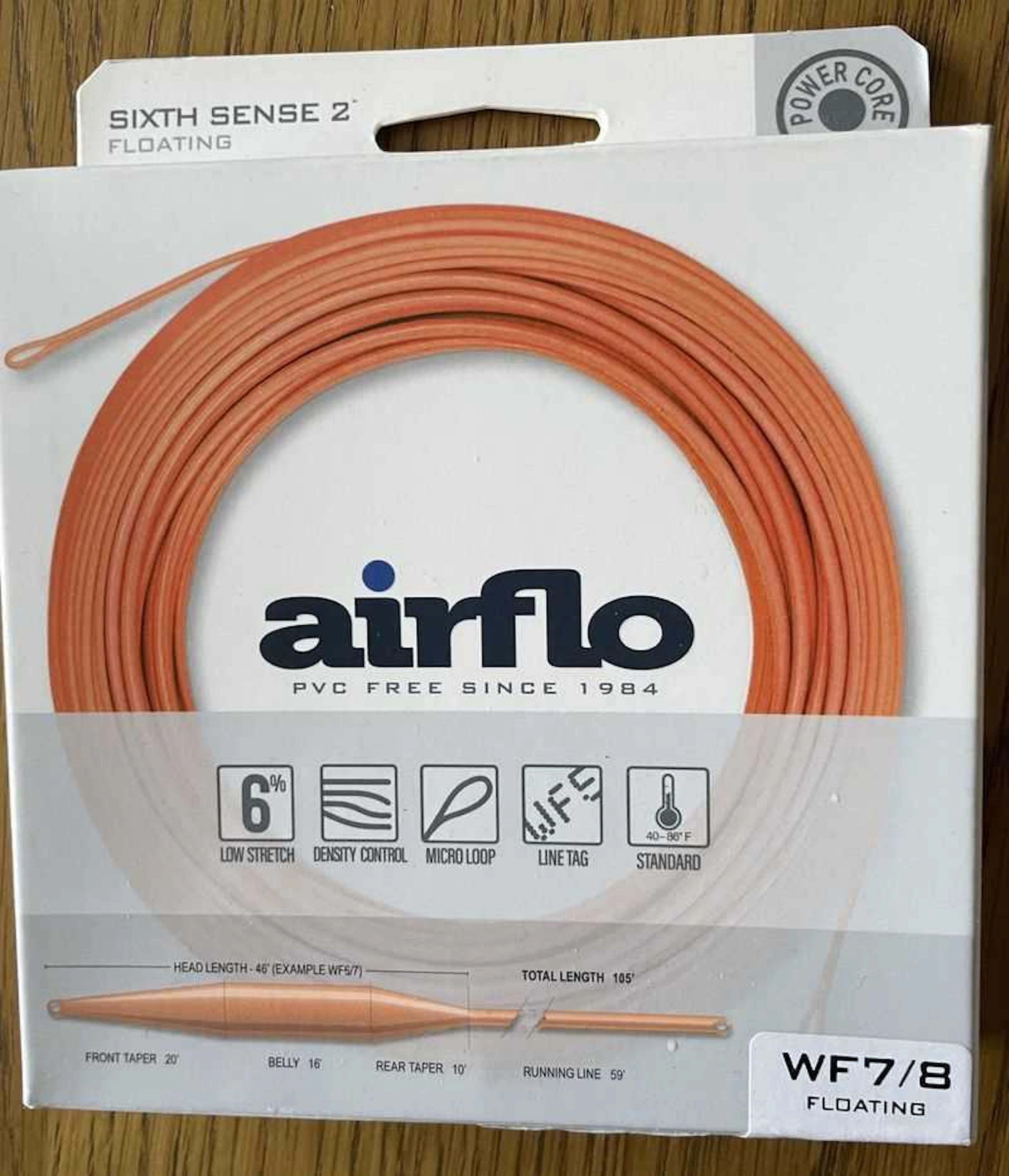 Airflo Sixth Sense 2.0 Fly Line - Floating - Peach: WF7/8