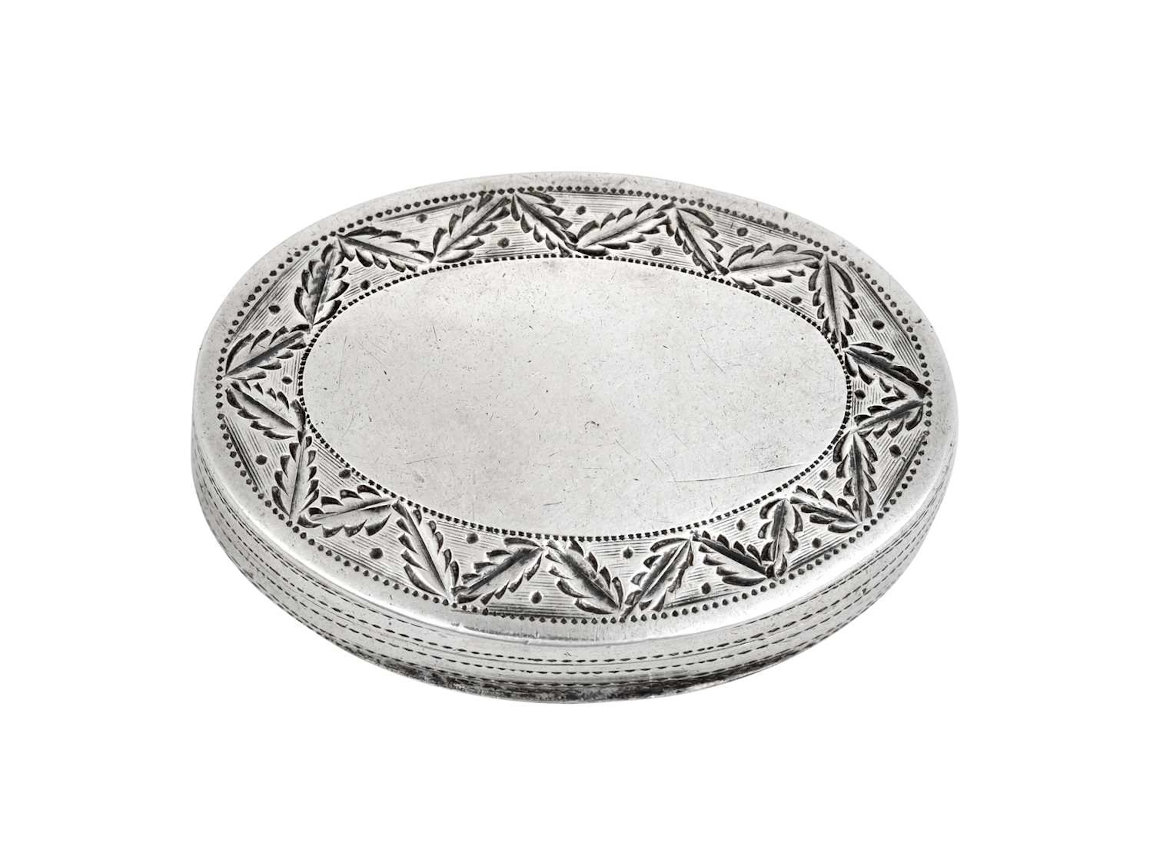 A George III Silver Vinaigrette, by John Shaw, Birmingham, 1808