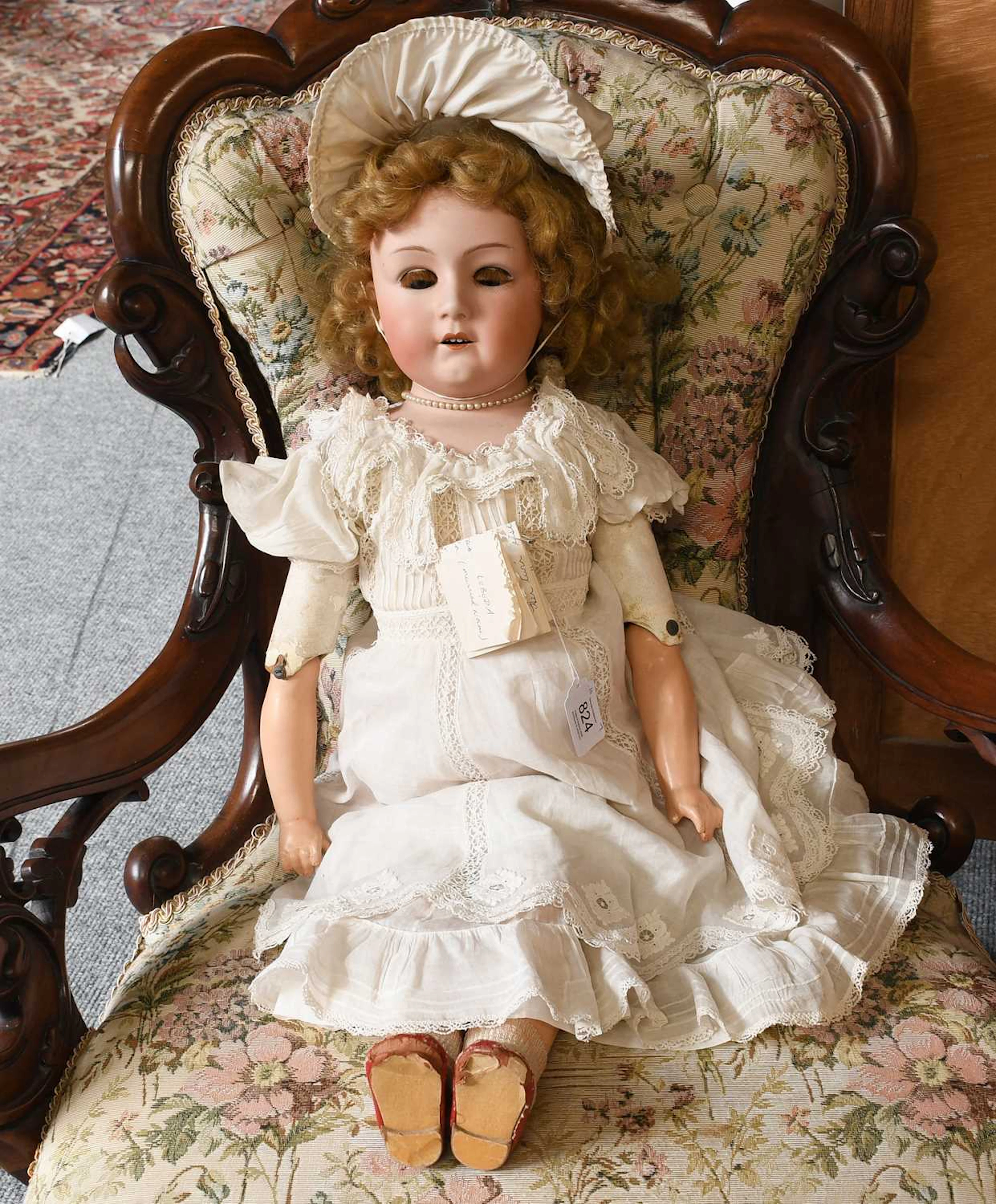 Gebruder Heubach Bisque Shoulder Head Doll