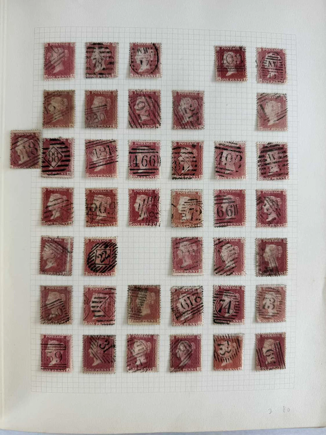 Stamp Collection in a Senator Album