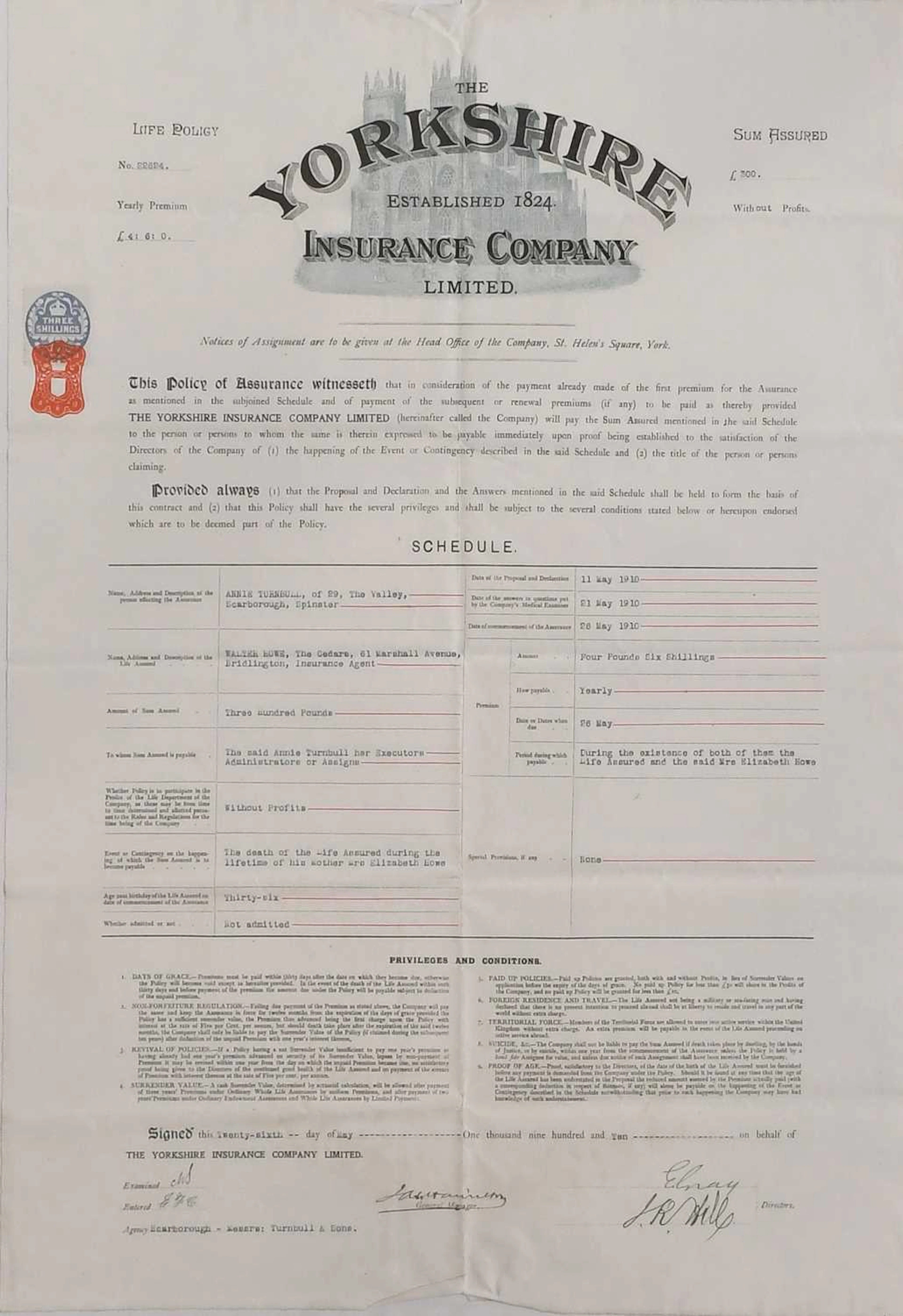 Insurance Documents.