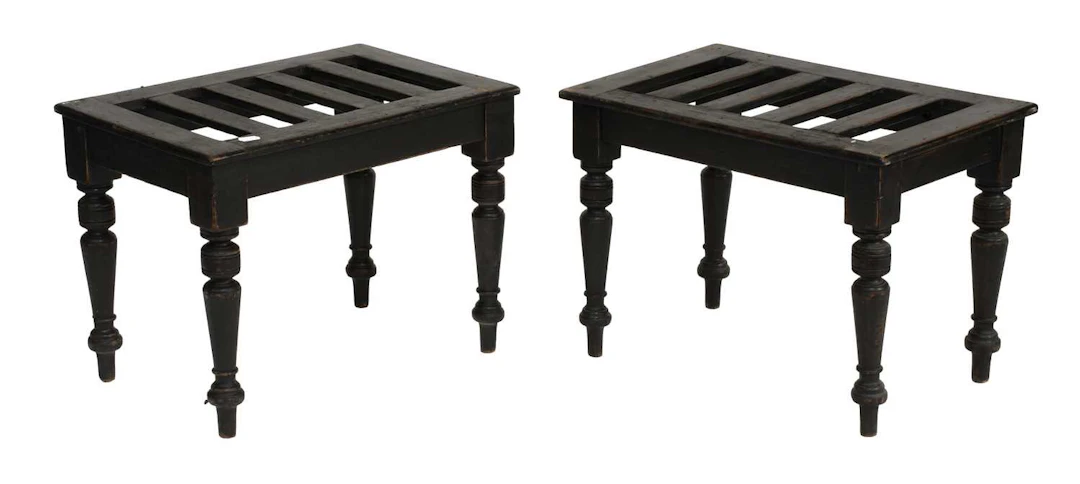 A Pair of Luggage Stools