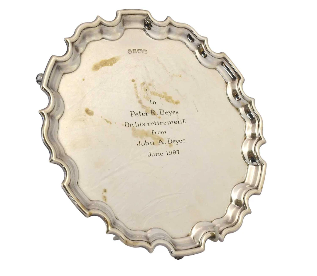 An Elizabeth II Silver Salver, by Carr's of Sheffield Ltd., Sheffield, 1997