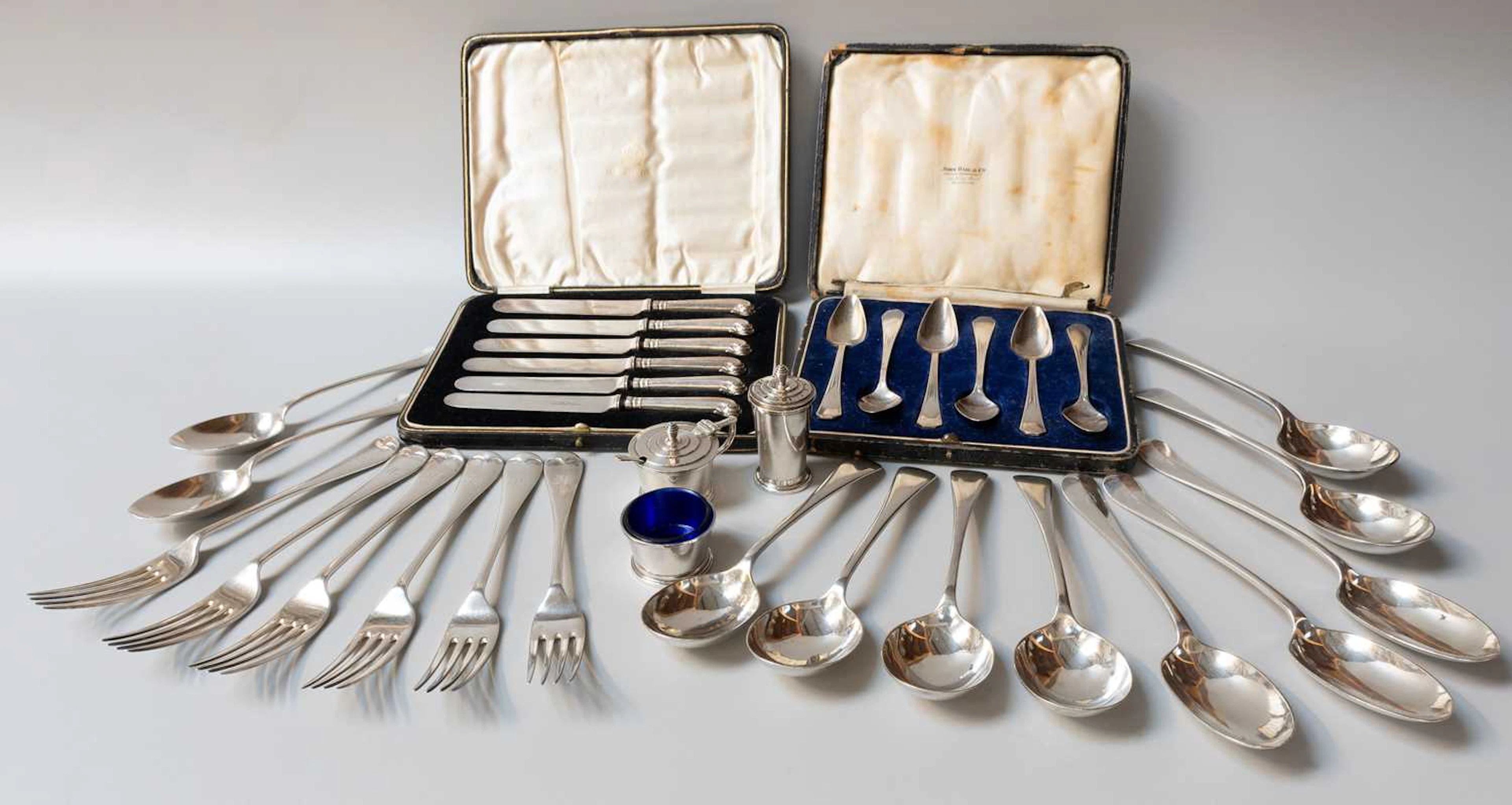 A Collection of Assorted Silver, Together With