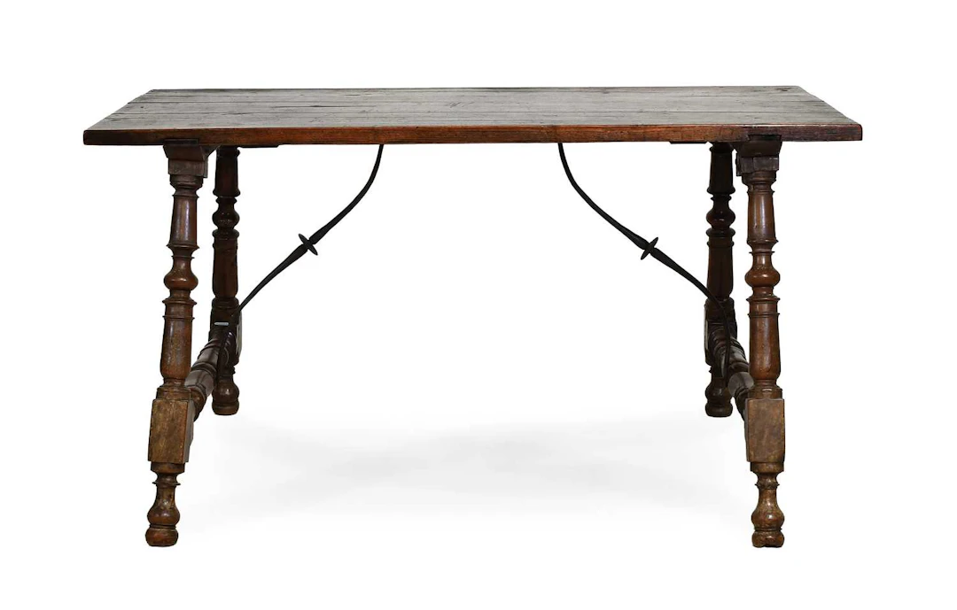 A Late 17th Century Spanish Walnut Dining Table