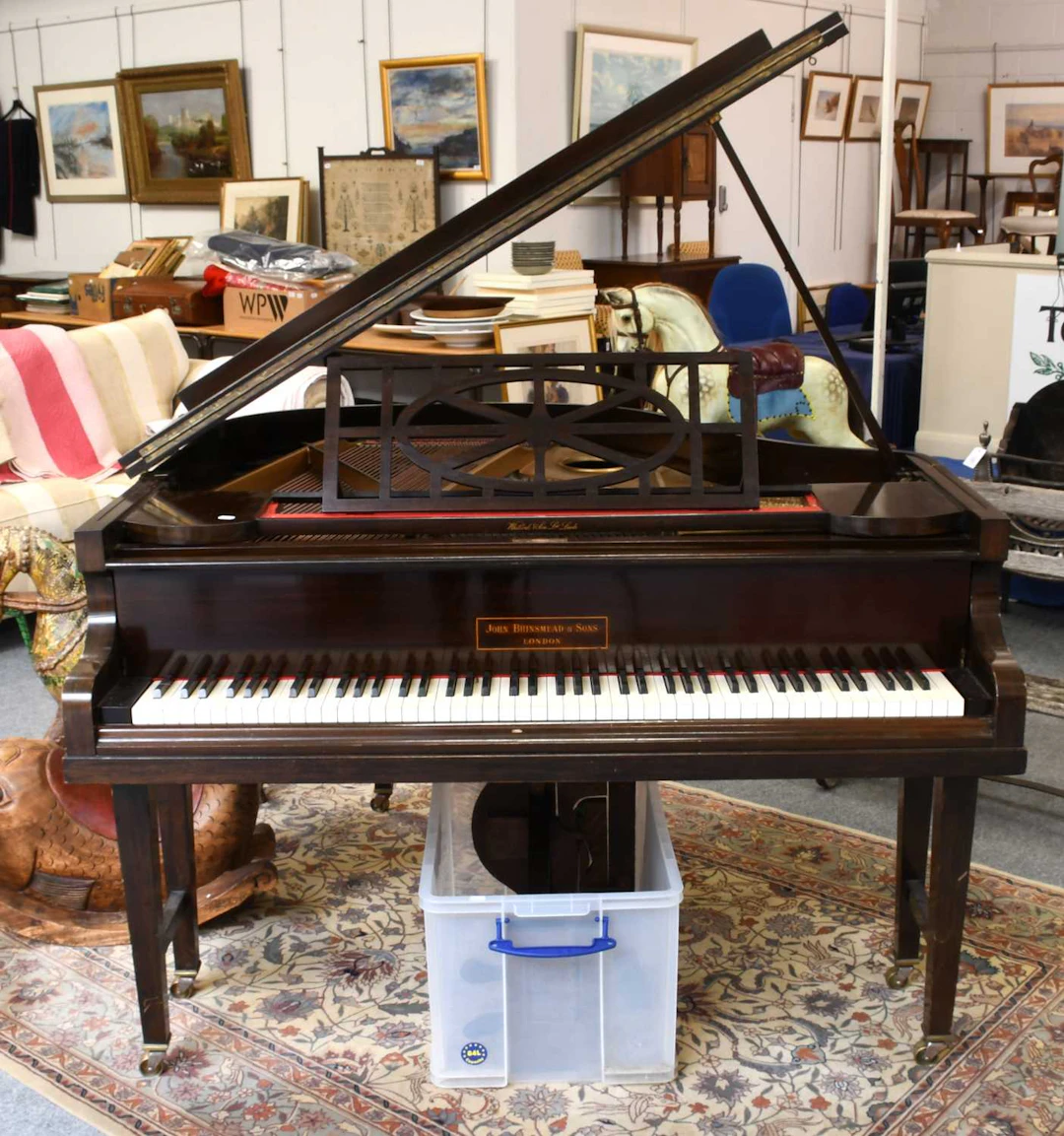 A John Brinsmead & Sons Mahogany Cased Grand Piano