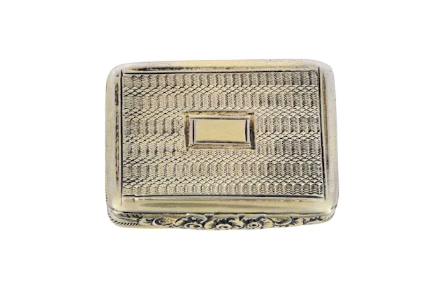 A George IV Silver-Gilt Vinaigrette, by Thomas Freeman, Birmingham, 1829