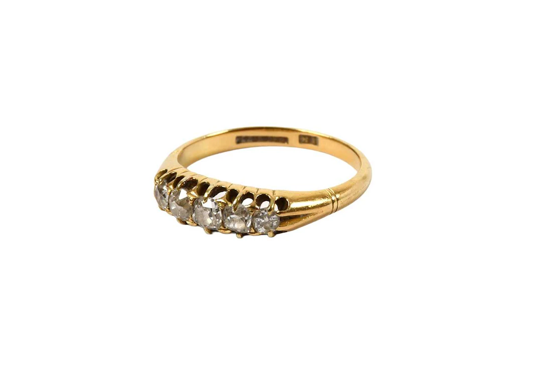 A Victorian Diamond Five Stone Ring