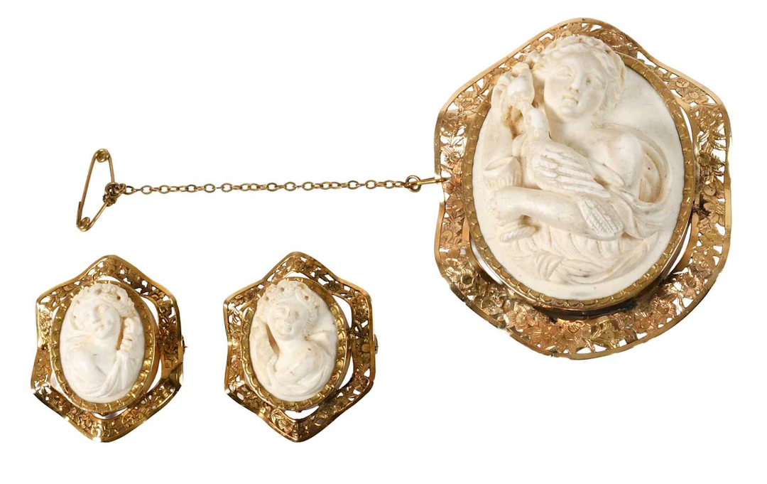Three Cameo Brooches