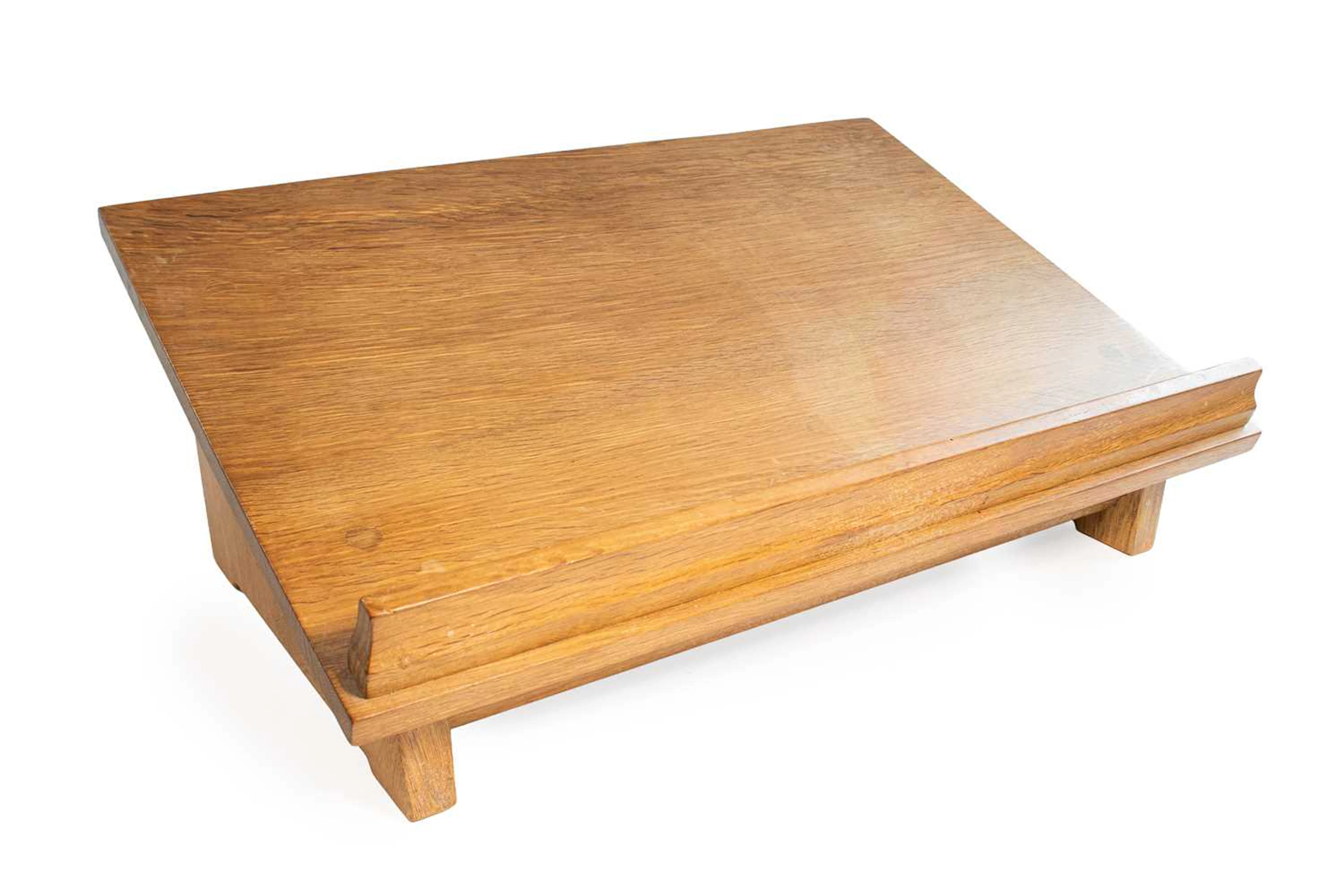 Workshop of Robert Mouseman Thompson (Kilburn): An English Oak Table Lectern
