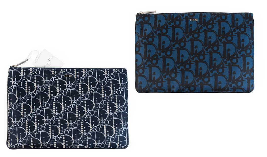 Dior Oblique Printed Pochette, Dior Pearl Oblique Pochette, Spring